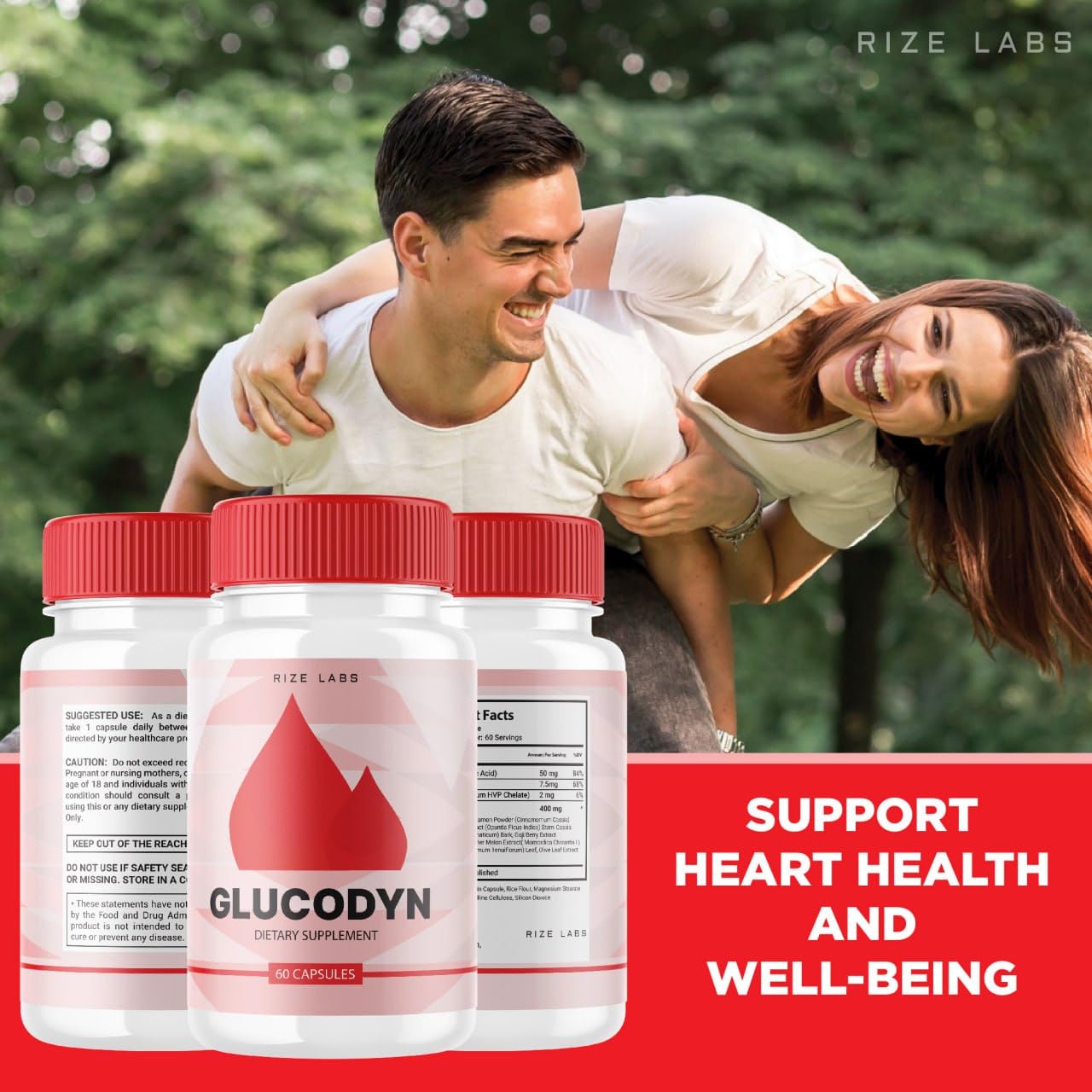 rize labs Glucodyn 120 Capsules