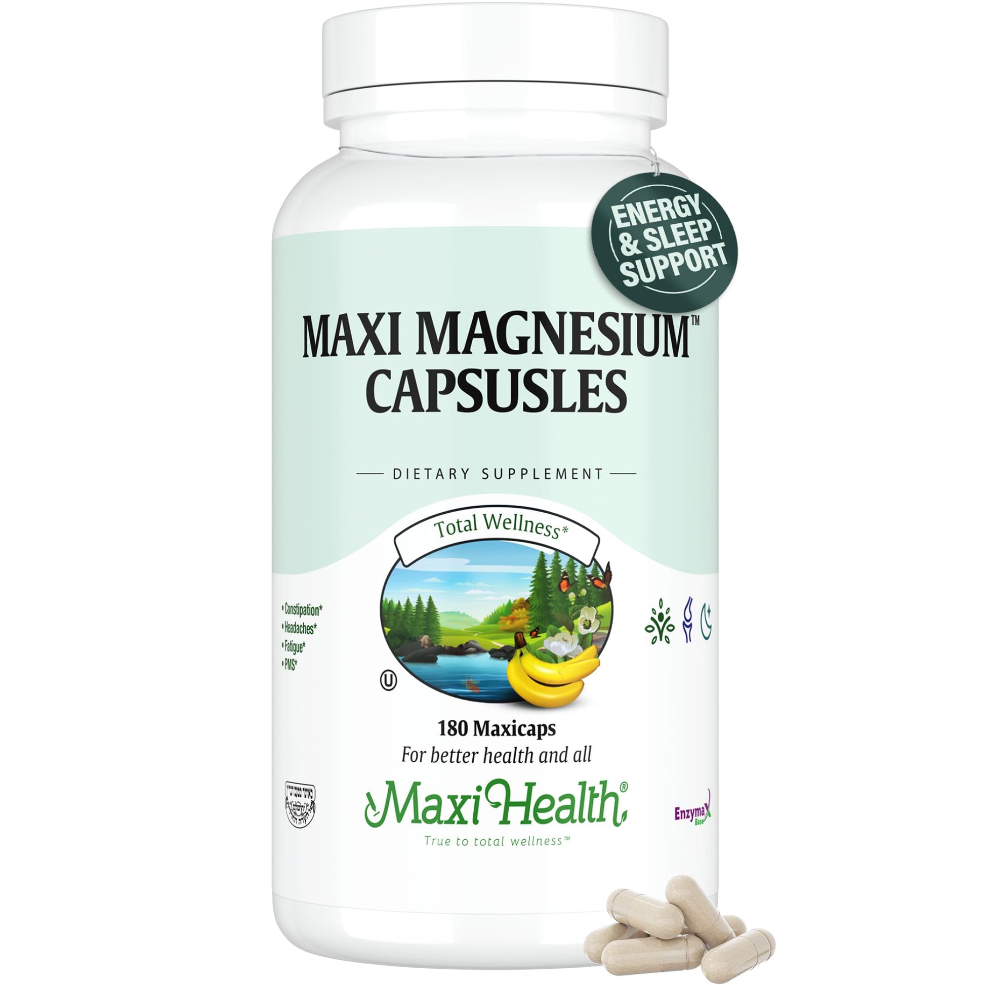 Maxi Health Magnesium Complex Capsules 180 Capsules