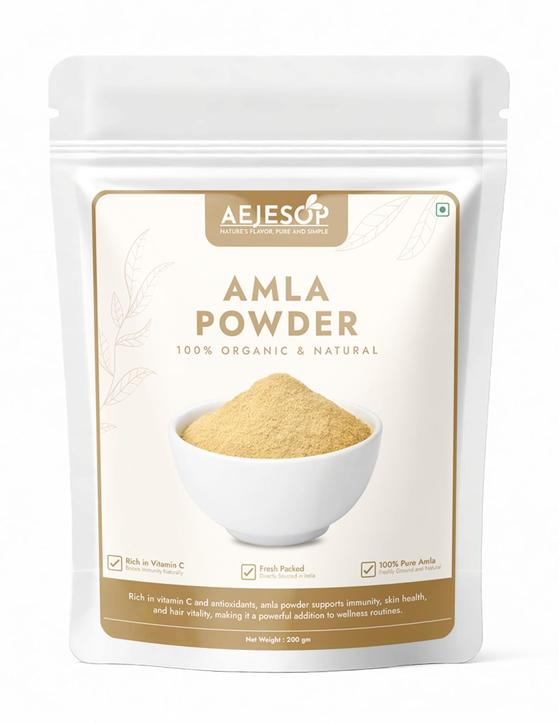 AEJESOP Organic Amla Powder, Indian Gooseberry (Amalaki) Powder 7