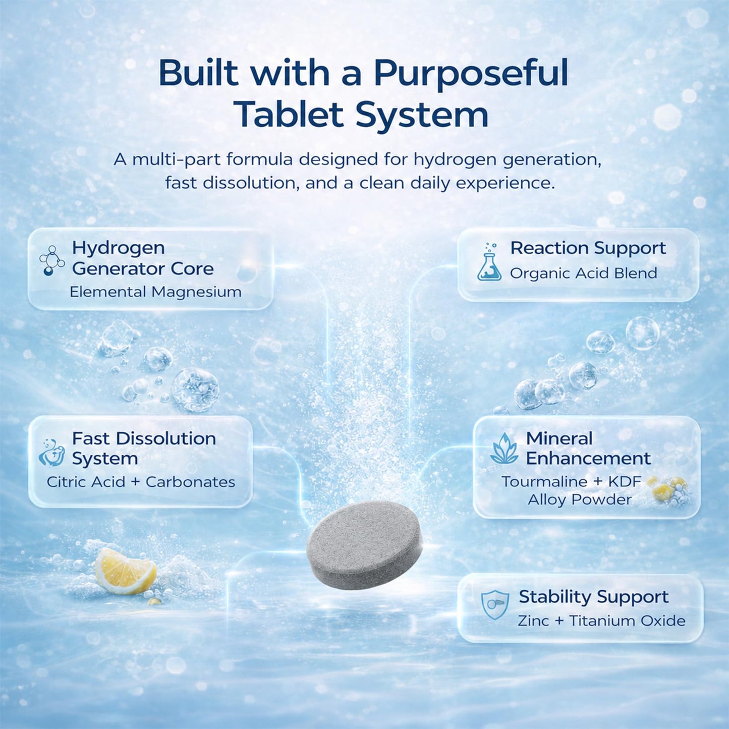 Hydroliv Hydrogen Water Tablets, 30 Tablets