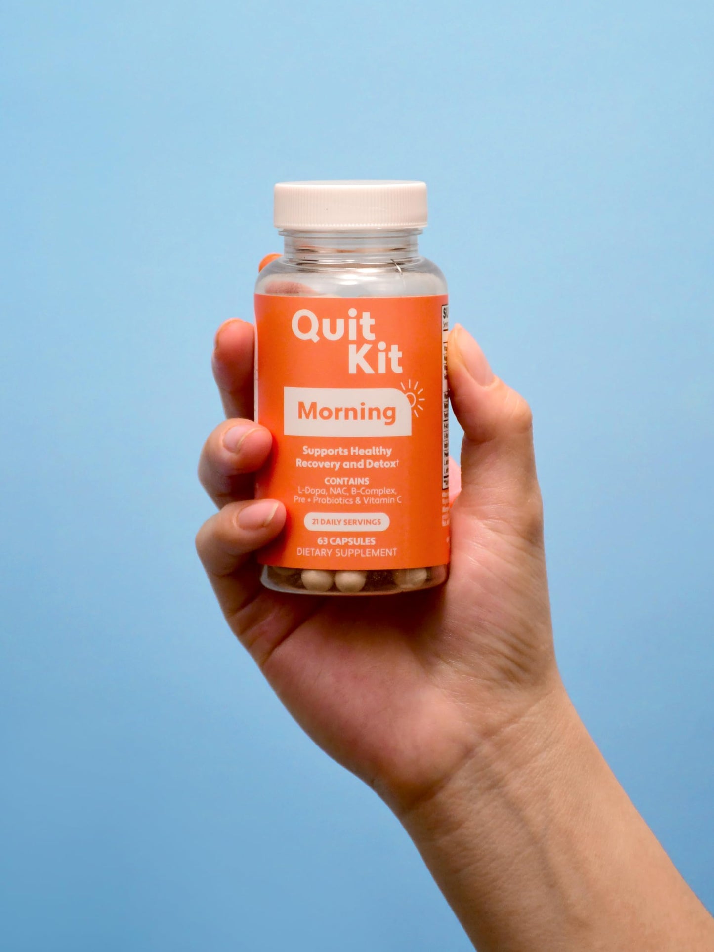 Quit Kit Morning Detox and Energy Capsules, 63 Count