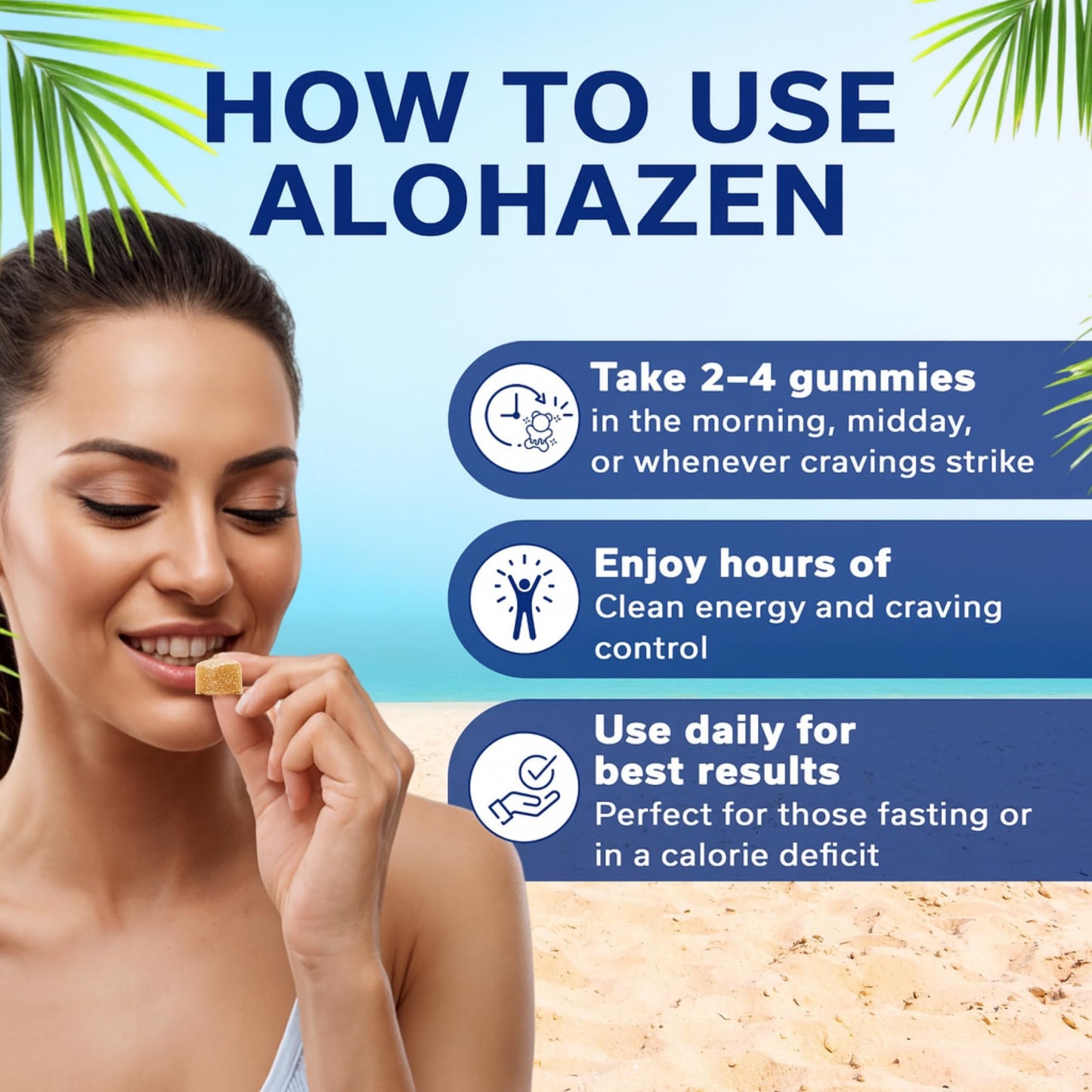 AlohaZen Yerba Mate Gummy 60 Count