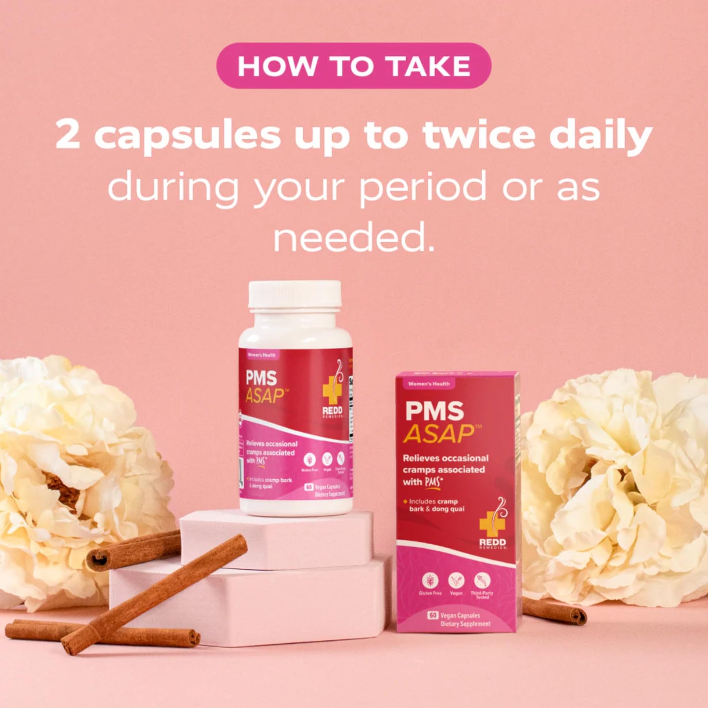 Redd Remedies PMS ASAP Capsule 60 Count