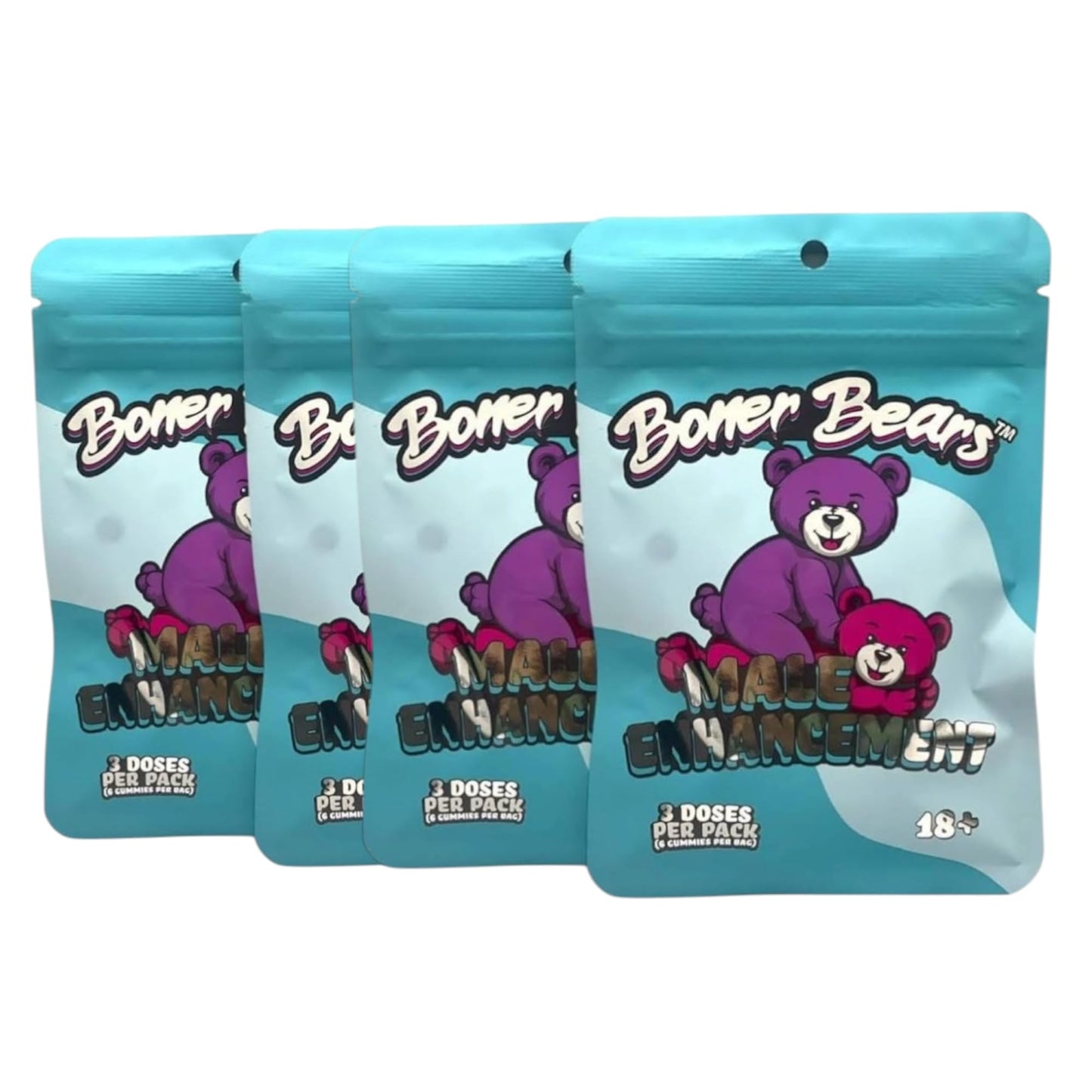 Boner Bears BB Wellness Gummies for Adults – Natural Blend for Mood, Stress & Daily Vitality Support, 30 Count