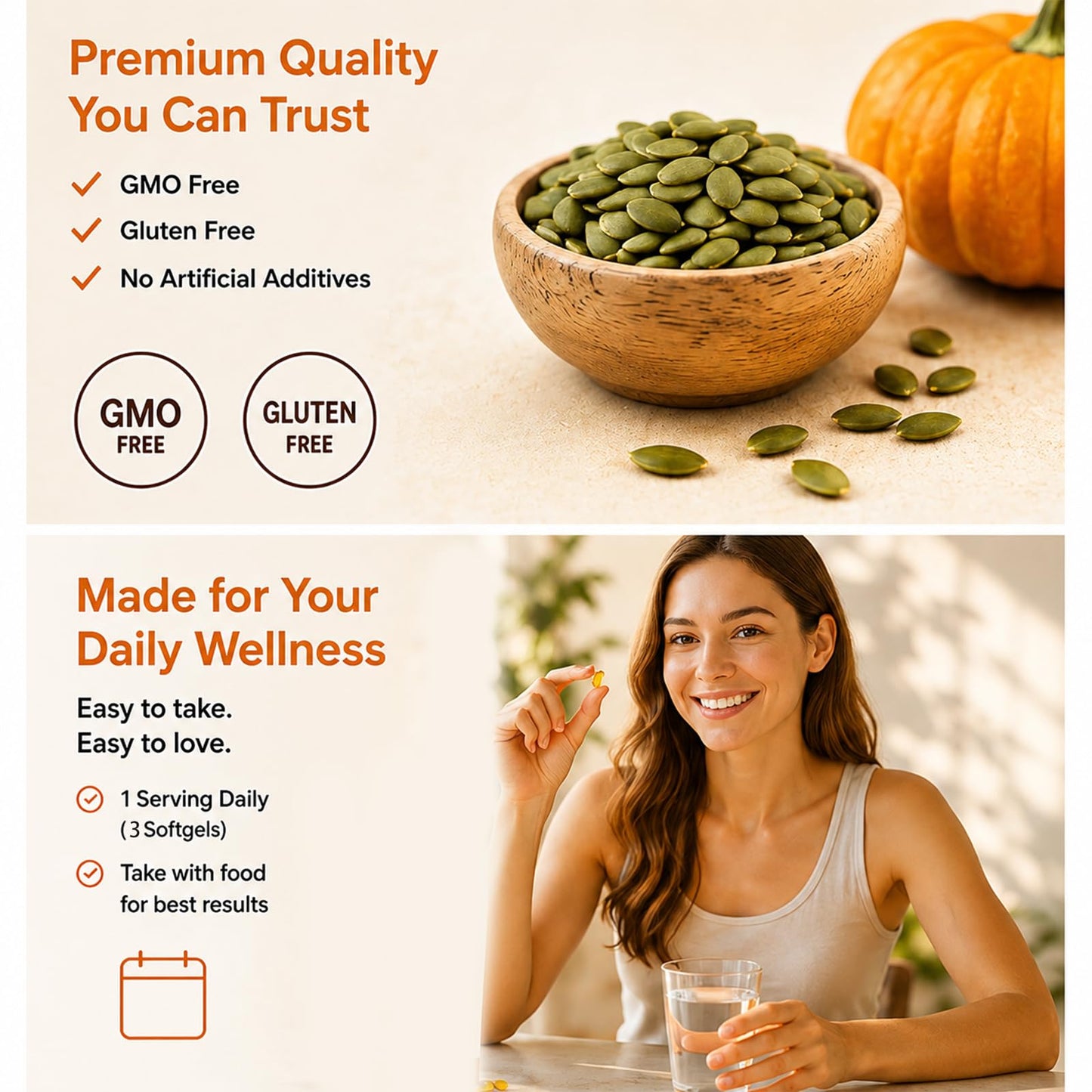 Ikokei Everly Pumpkin Seed Oil with Saw Palmetto 1 Softgel