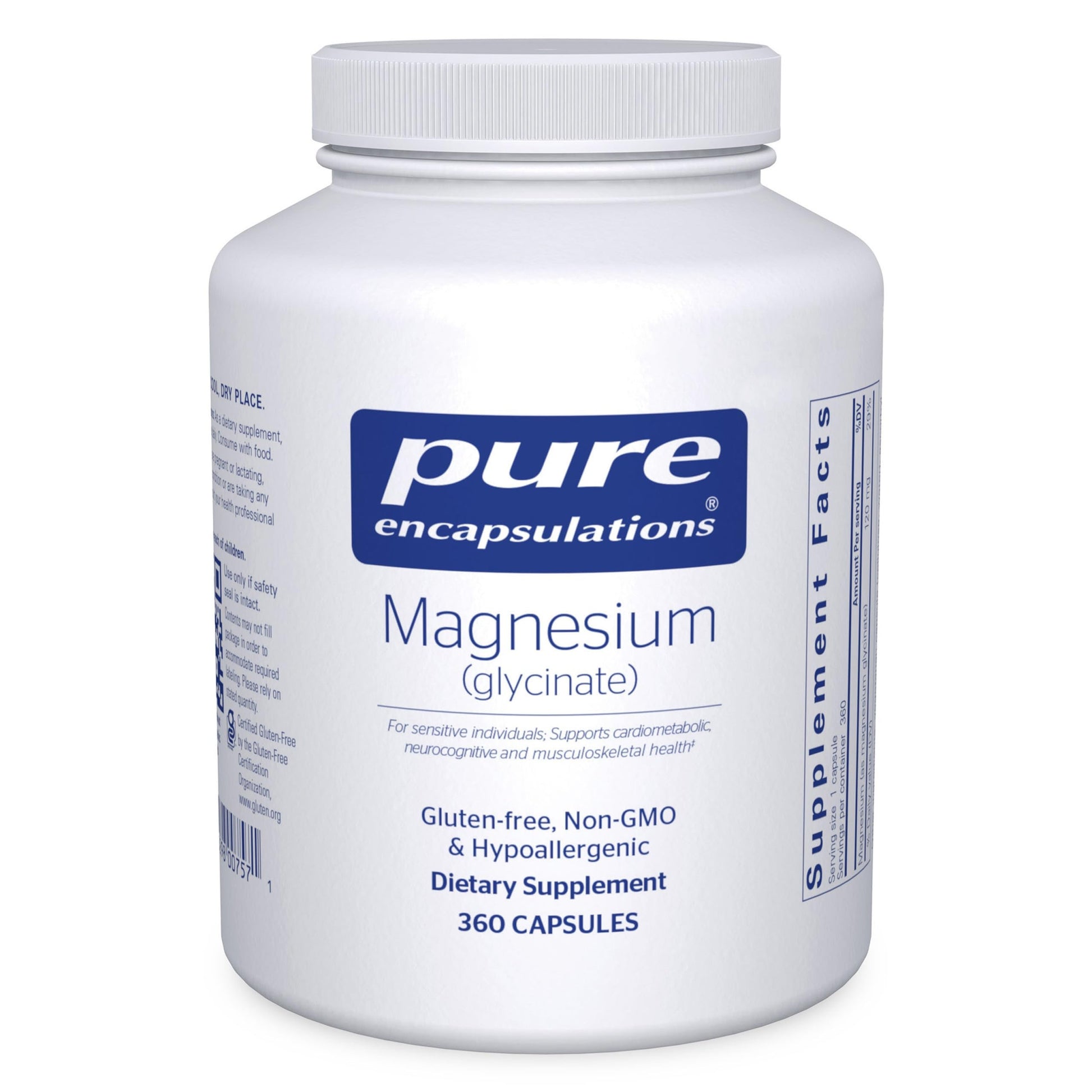 Pure Encapsulations Magnesium Glycinate Capsules 360 Count