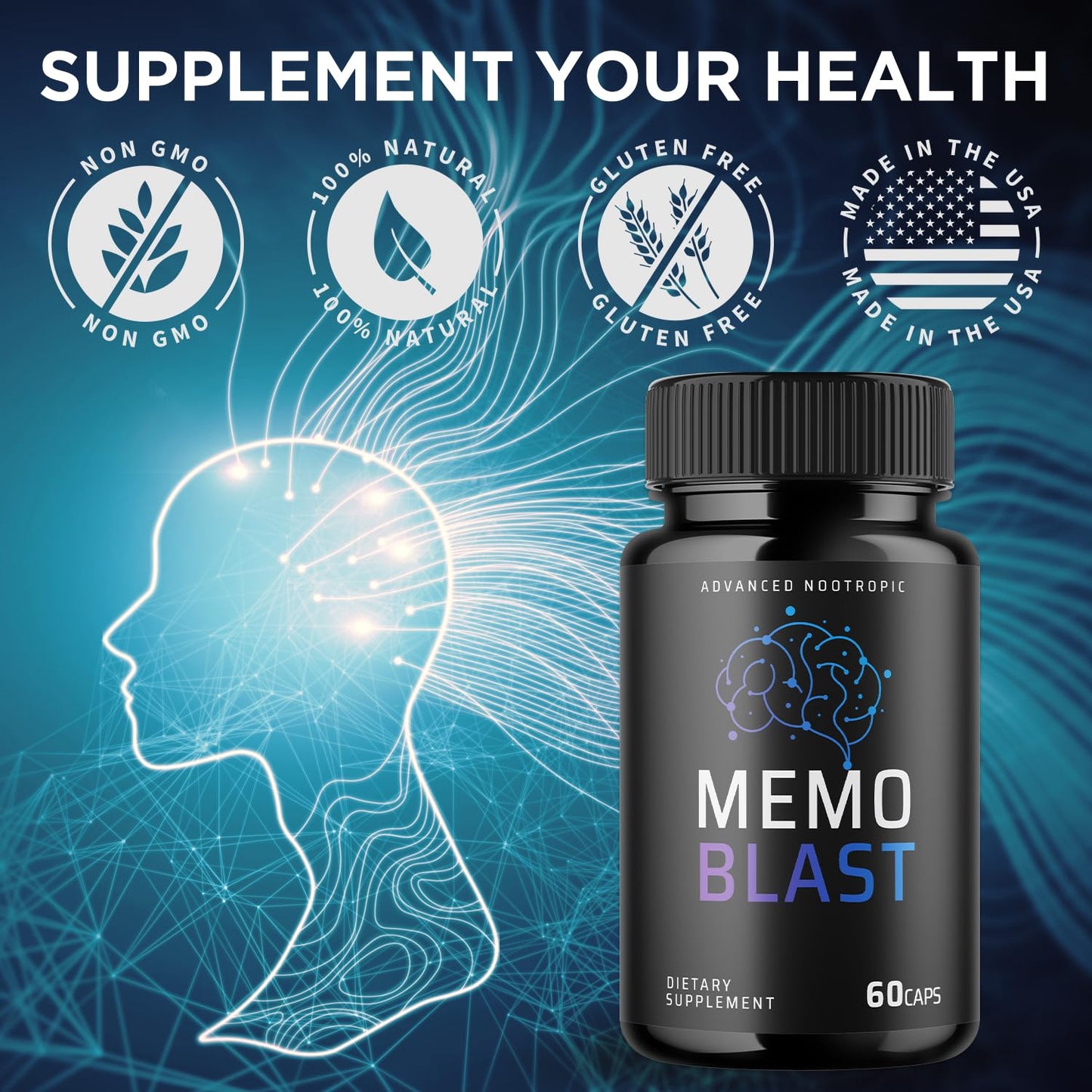 Flex University Memo Blast Capsule 120 Capsules