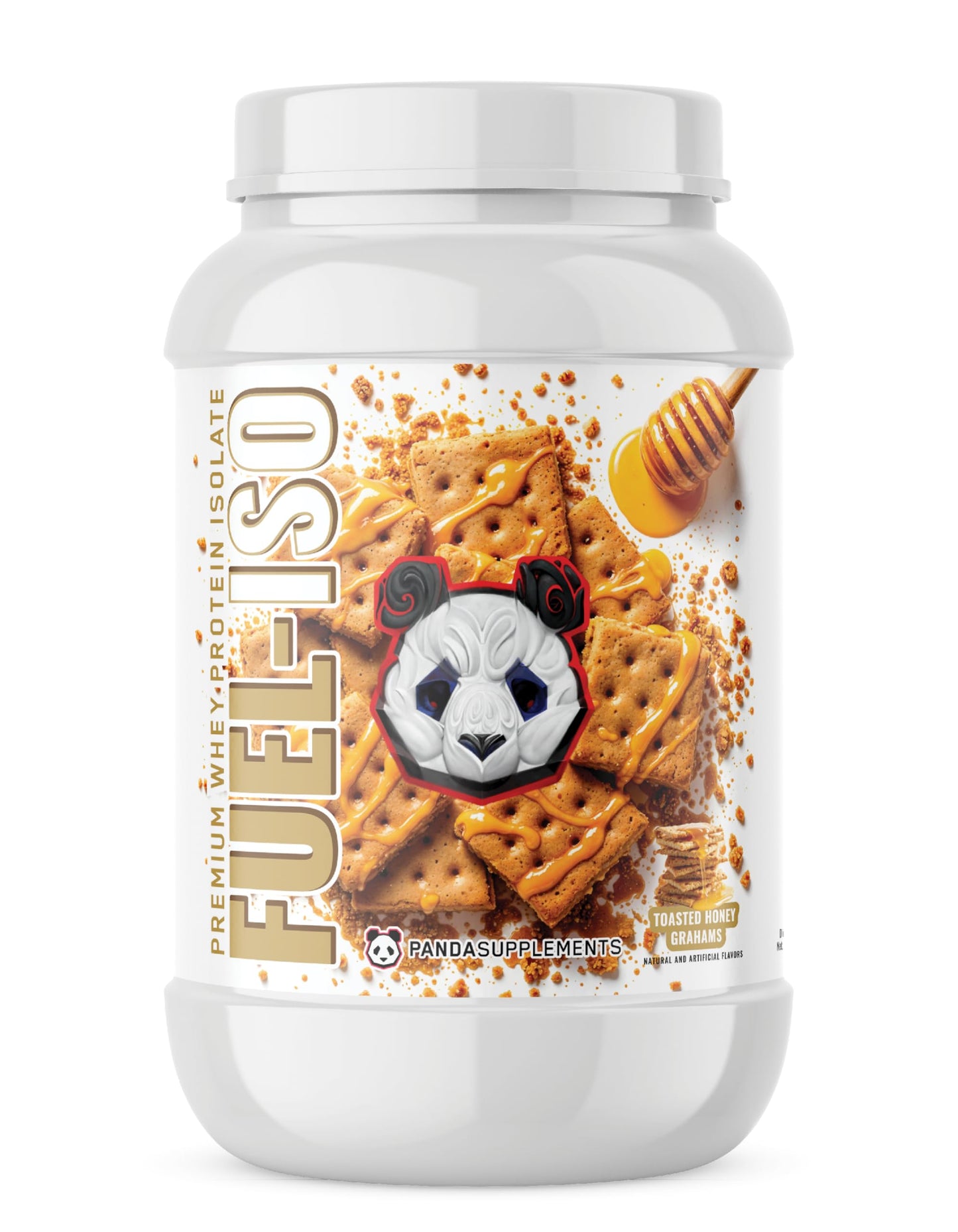 Underground Bio Labs Panda Fuel ISO Whey Protein Toasted Honey Grahams Powder 26.4 Servings