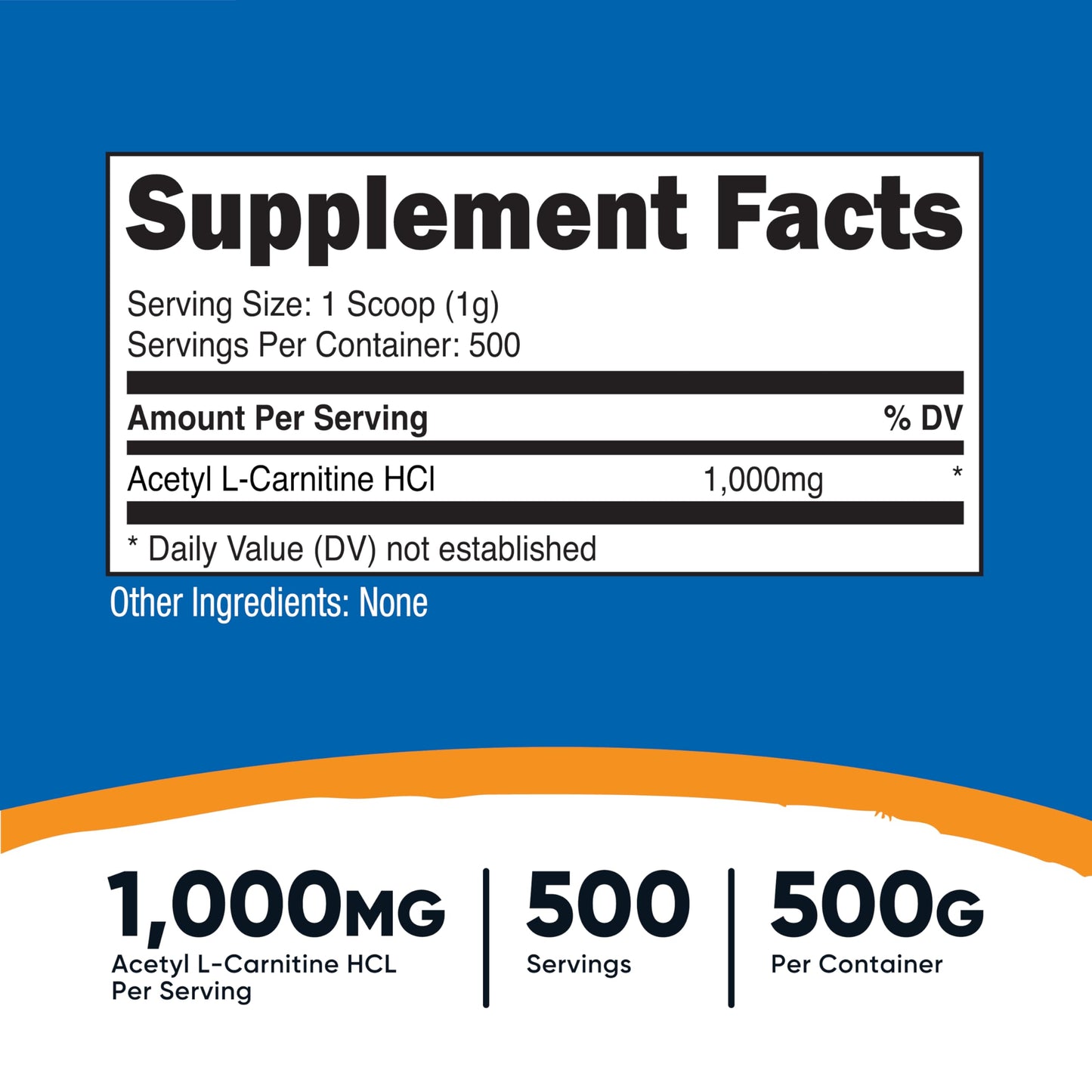 Nutricost Acetyl L-Carnitine Powder 17.637