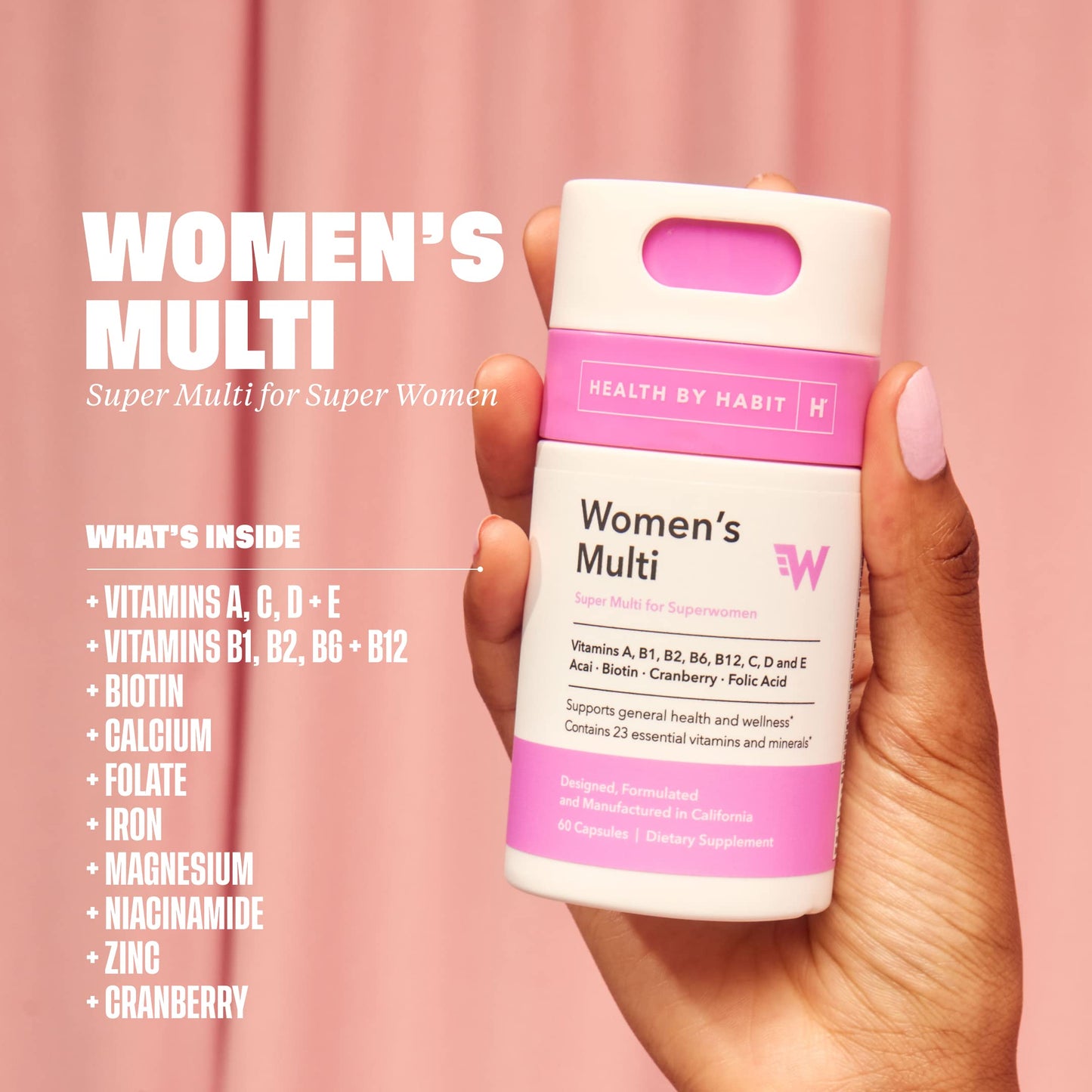 Health By Habit Womens Multi Supplement Capsule 240 Capsules