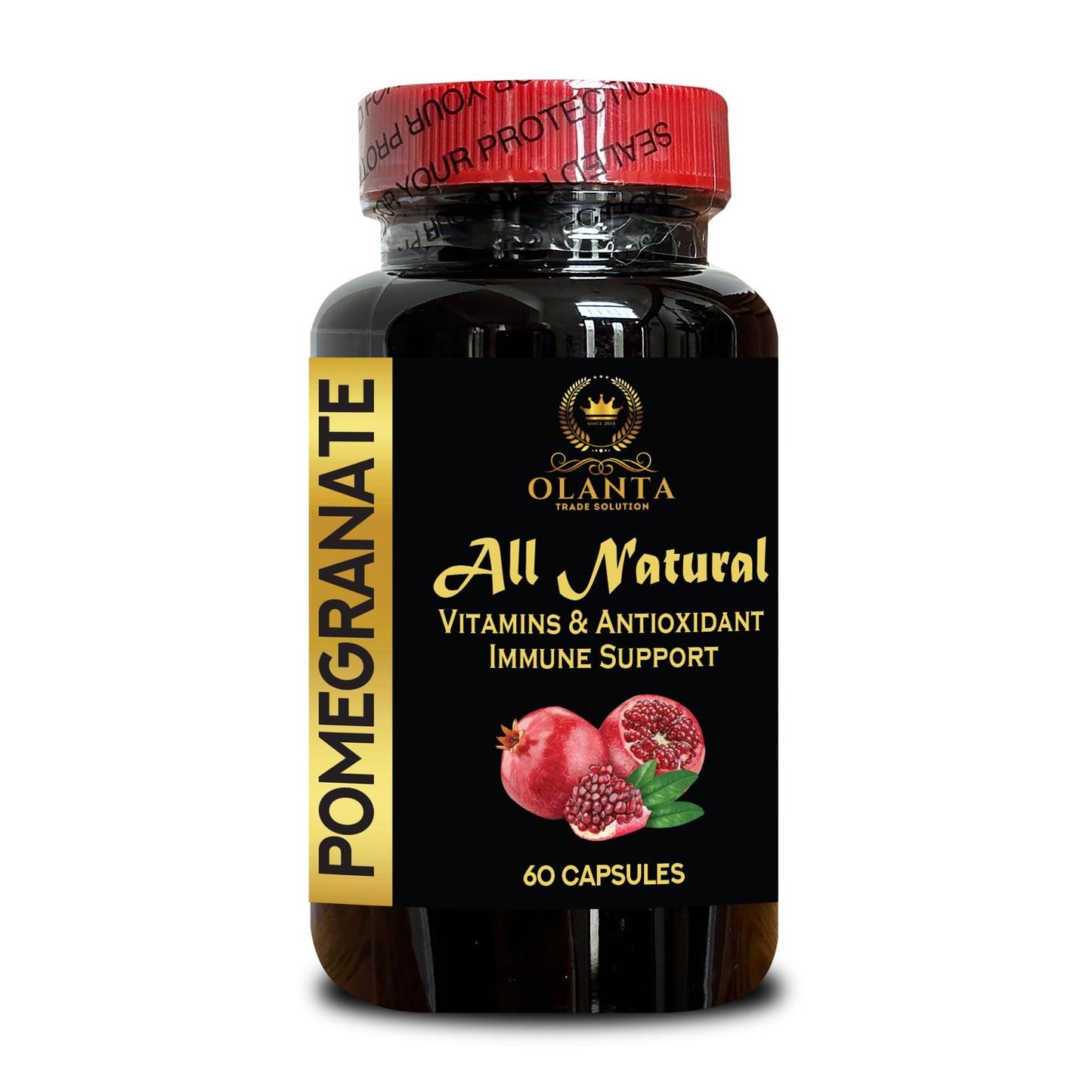 OLANTA TRADE SOLUTION Pomegranate Fruit Pills Capsules 60 Capsules