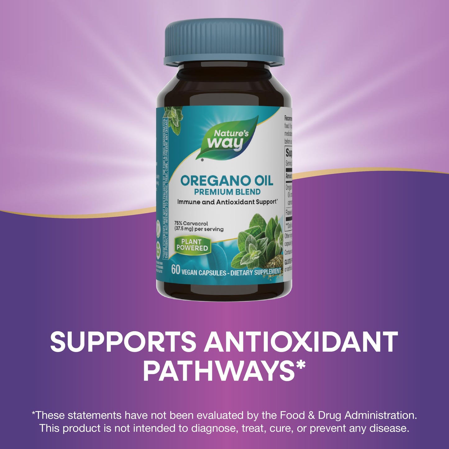 Nature's Way Oregano Oil Immune Support Supplement Capsule, 120 Count