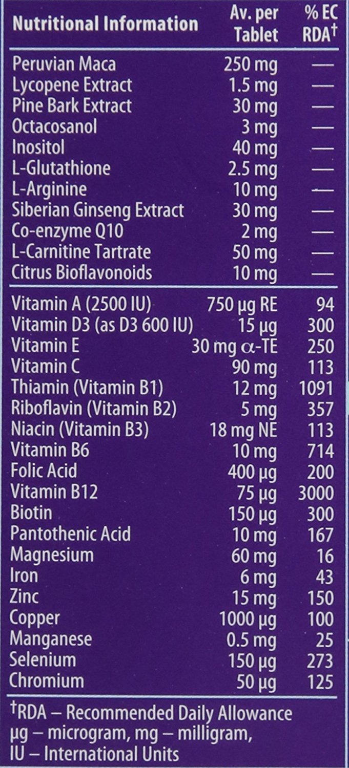 Vitabiotics Wellman Conception Tablets, 30 Count