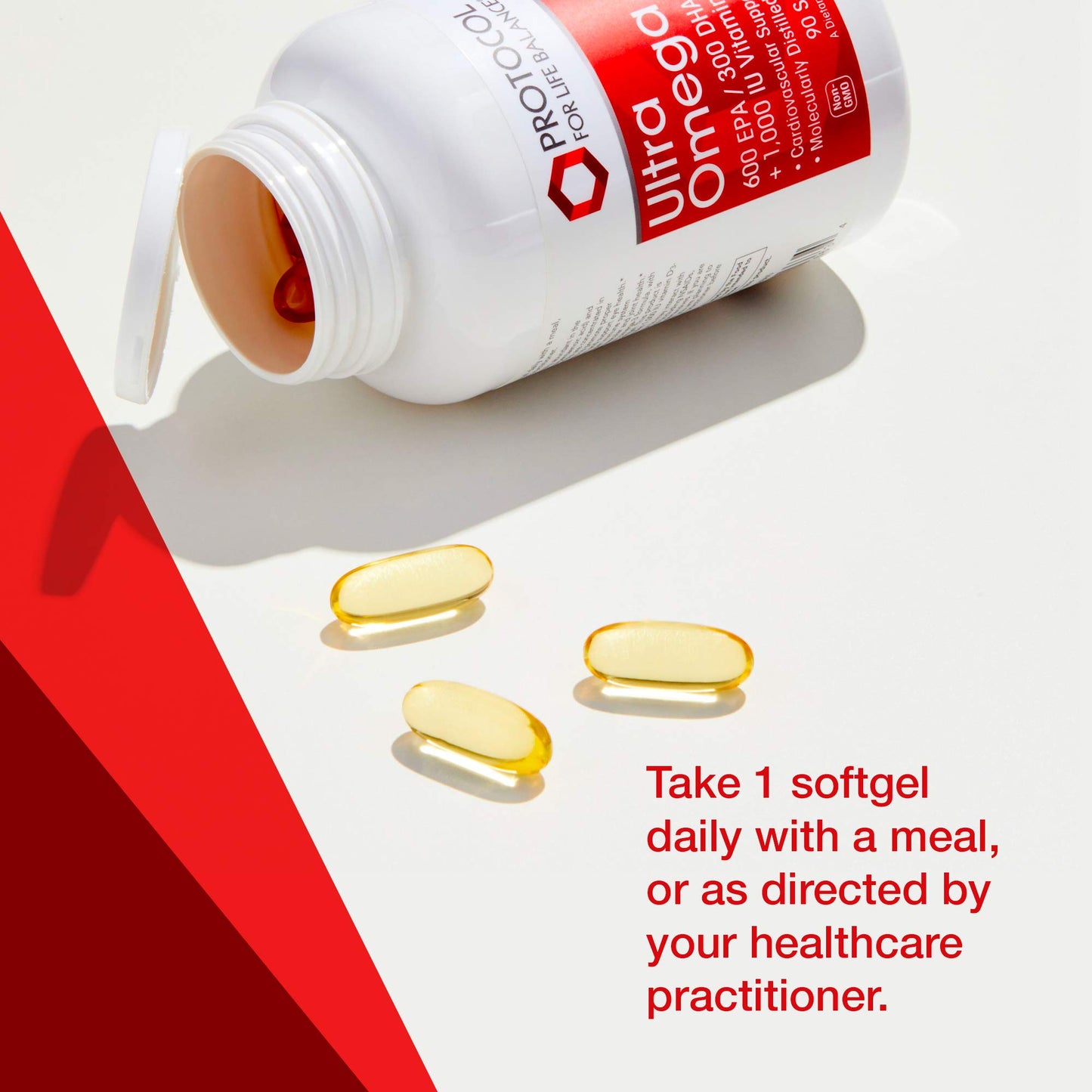 PROTOCOL FOR LIFE BALANCE Ultra Omega 3-D Softgels 90 Count