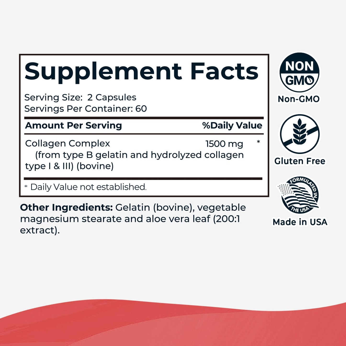 Divinity Nutra Collagen Complex Premium Supplement 1500 Mg Collagen Type I & III Hydrolyzed Multi Collagen Capsules, Non-GMO, 120 Veggie Capsules