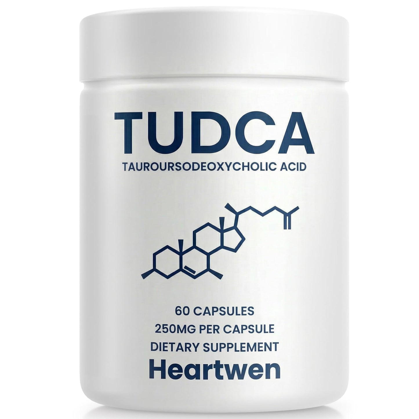 Heartwen TUDCA Tauroursodeoxycholic Acid 500mg Capsules, 60 Count