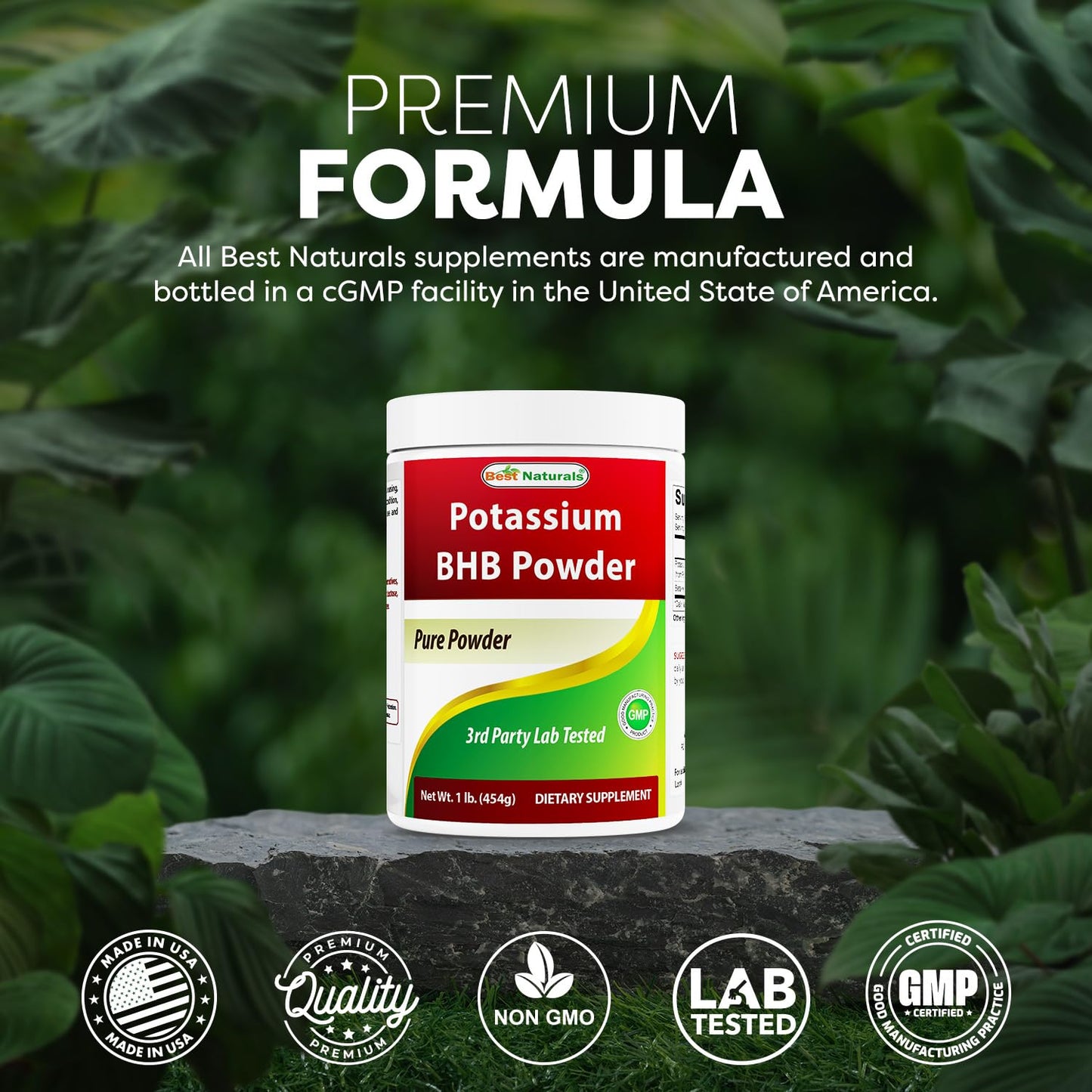 Best Naturals Potassium BHB Powder, 16 oz