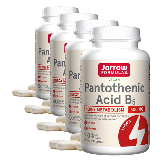 Jarrow Formulas Pantothenic Acid B5 500 mg Capsule 400 Veggie Caps
