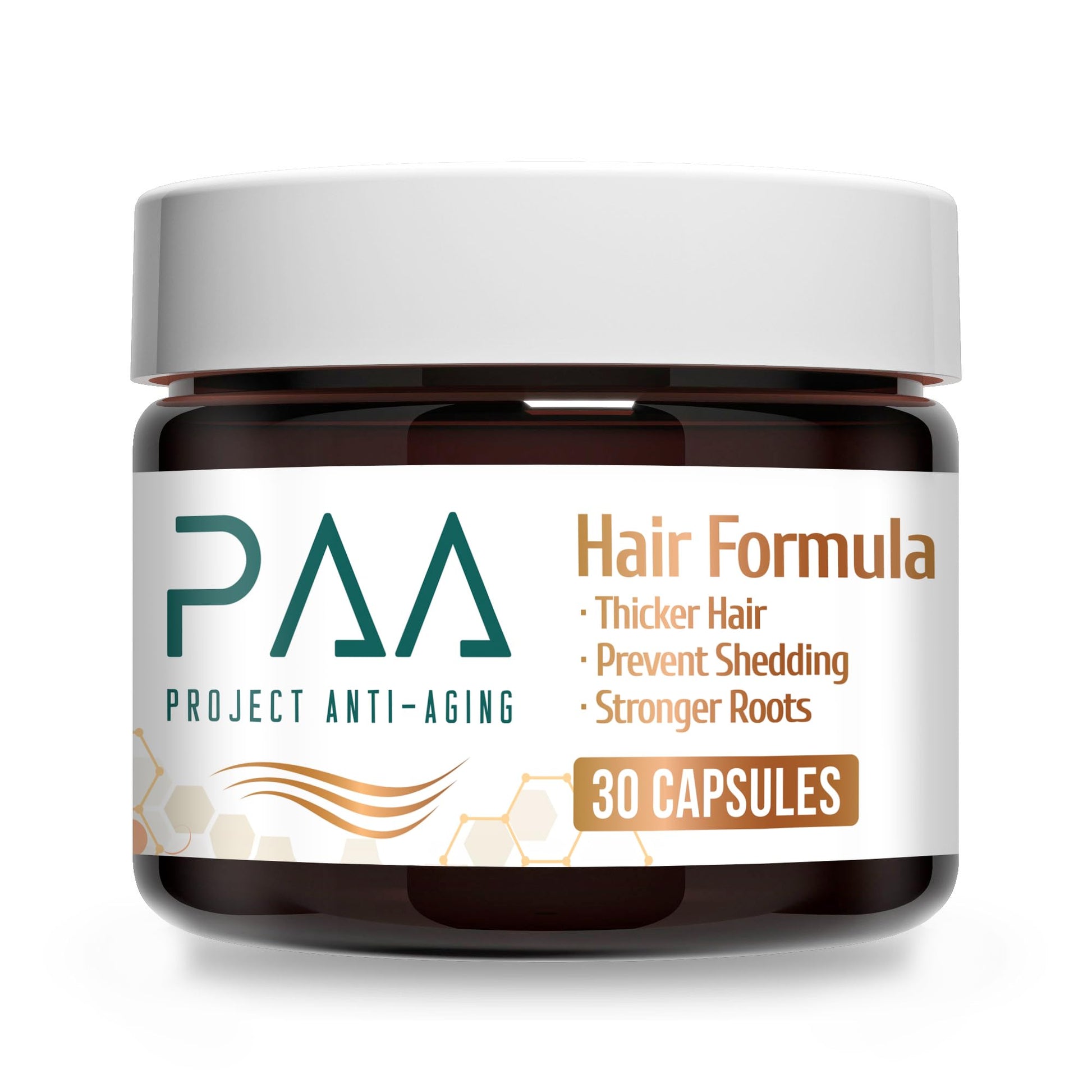 Project Anti-Aging Menopause Hair Don’t Care – Hair Growth Vitamins for Women 40+ to Support Thinning, Volume, Skin & Nails – 30 Capsules