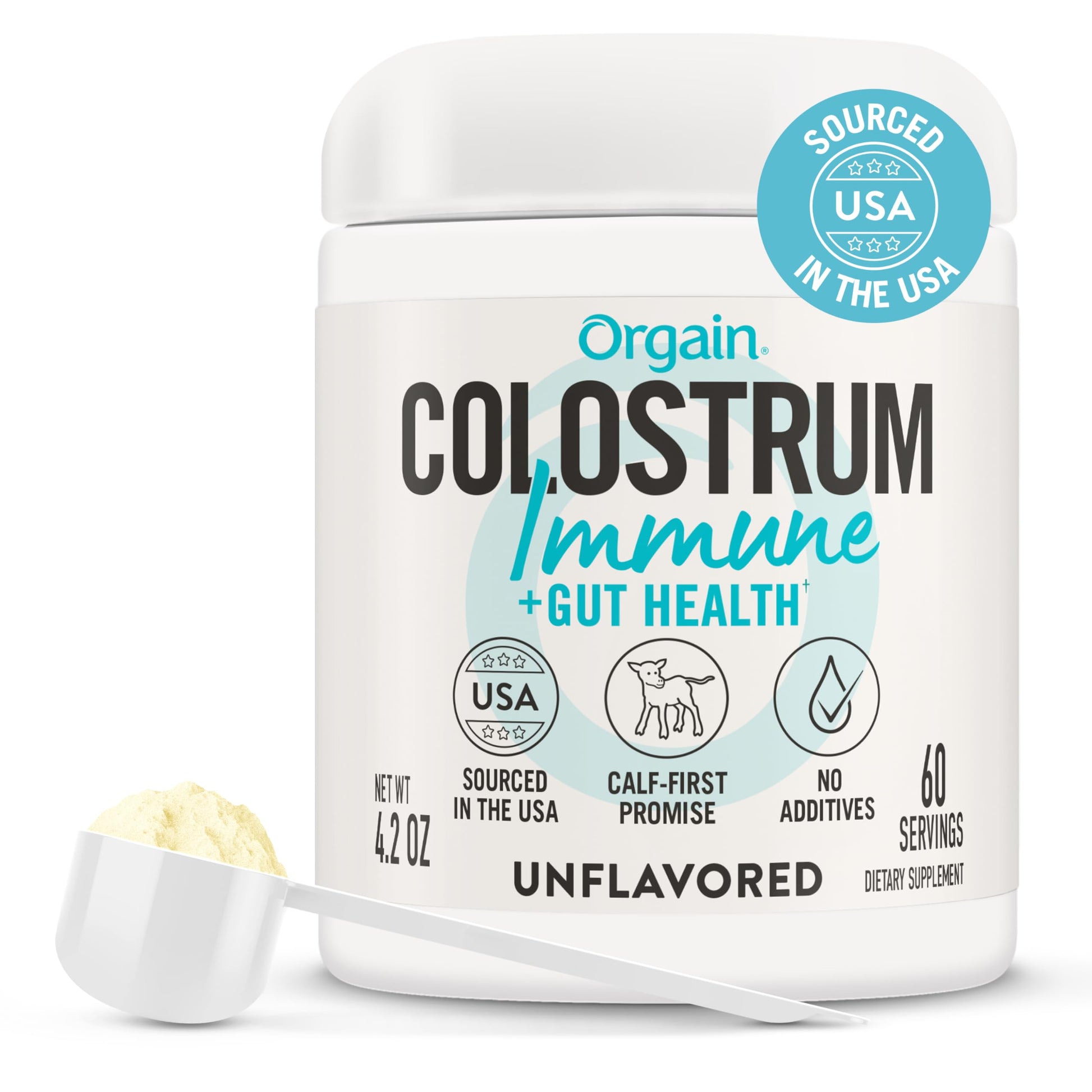 Orgain Bovine Colostrum Powder 60 Servings