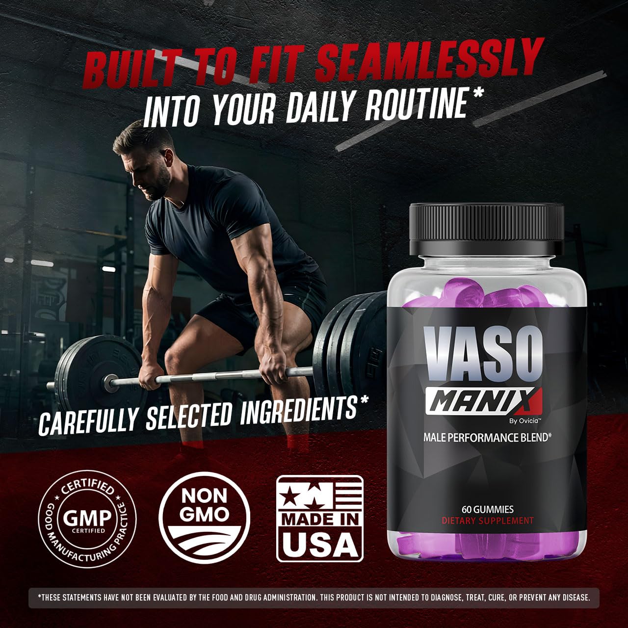 OVICIA VasoManix Gummies 180 Gummies