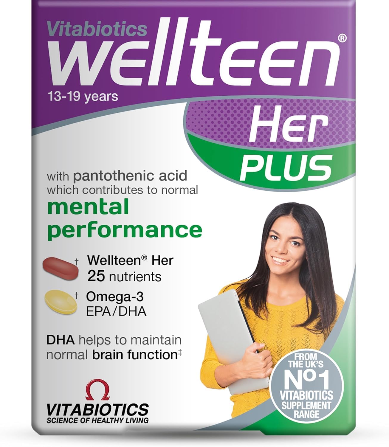 Generic Well Teen Her Plus Omega-3 Capsule 1 Count