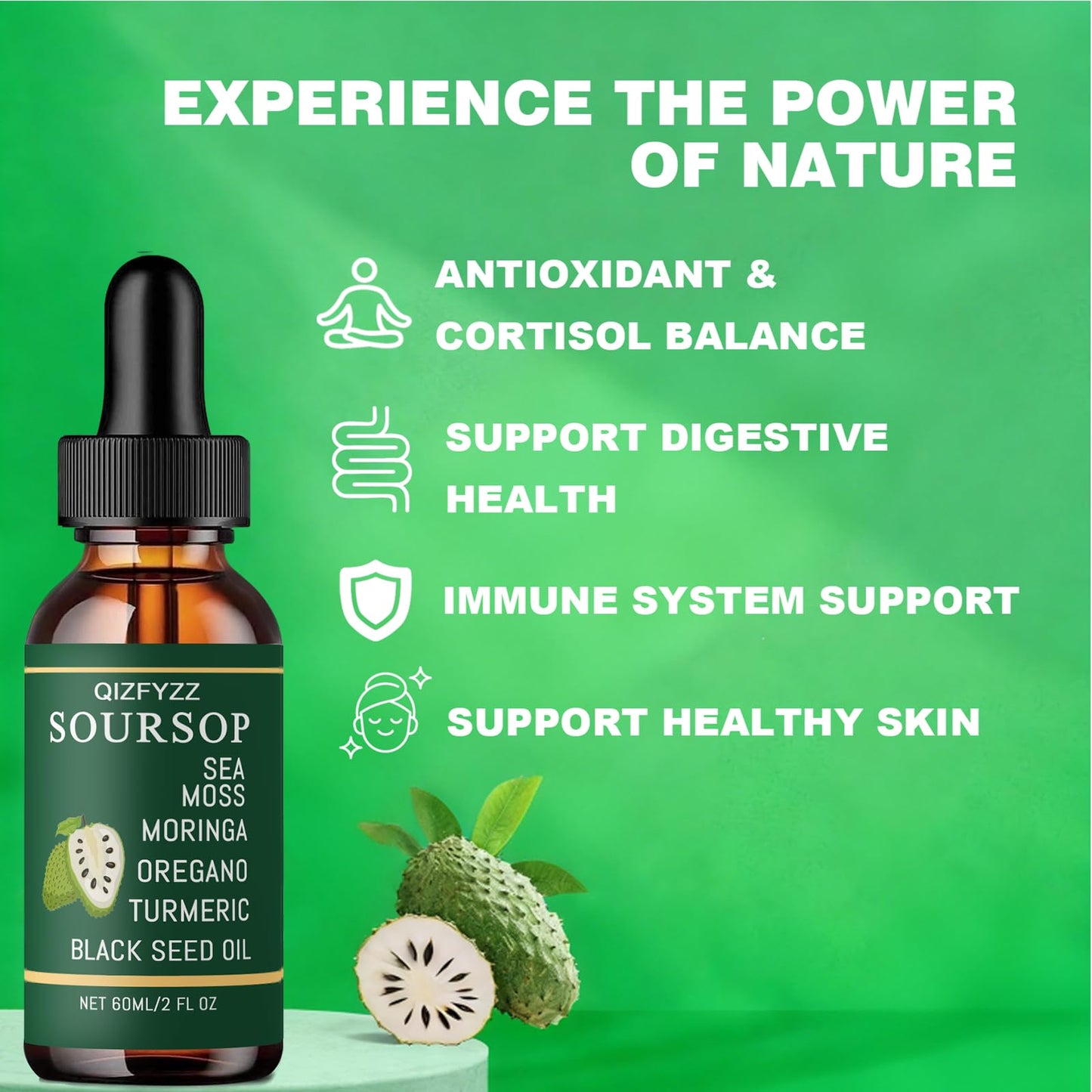 LIMYGOO Qizfyzz Soursop Bitters Capsule 1 Count