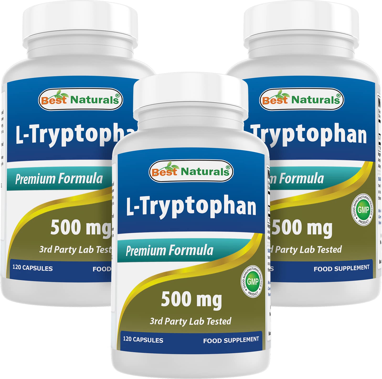 Best Naturals L-Tryptophan 500 mg Tablet 360 Tablets