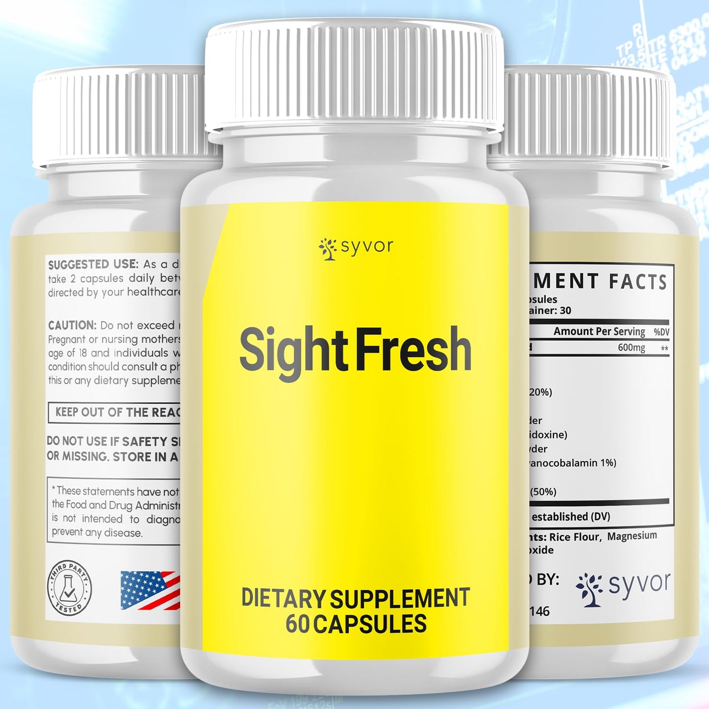 Syvor Sight Fresh Capsules, 120 Count
