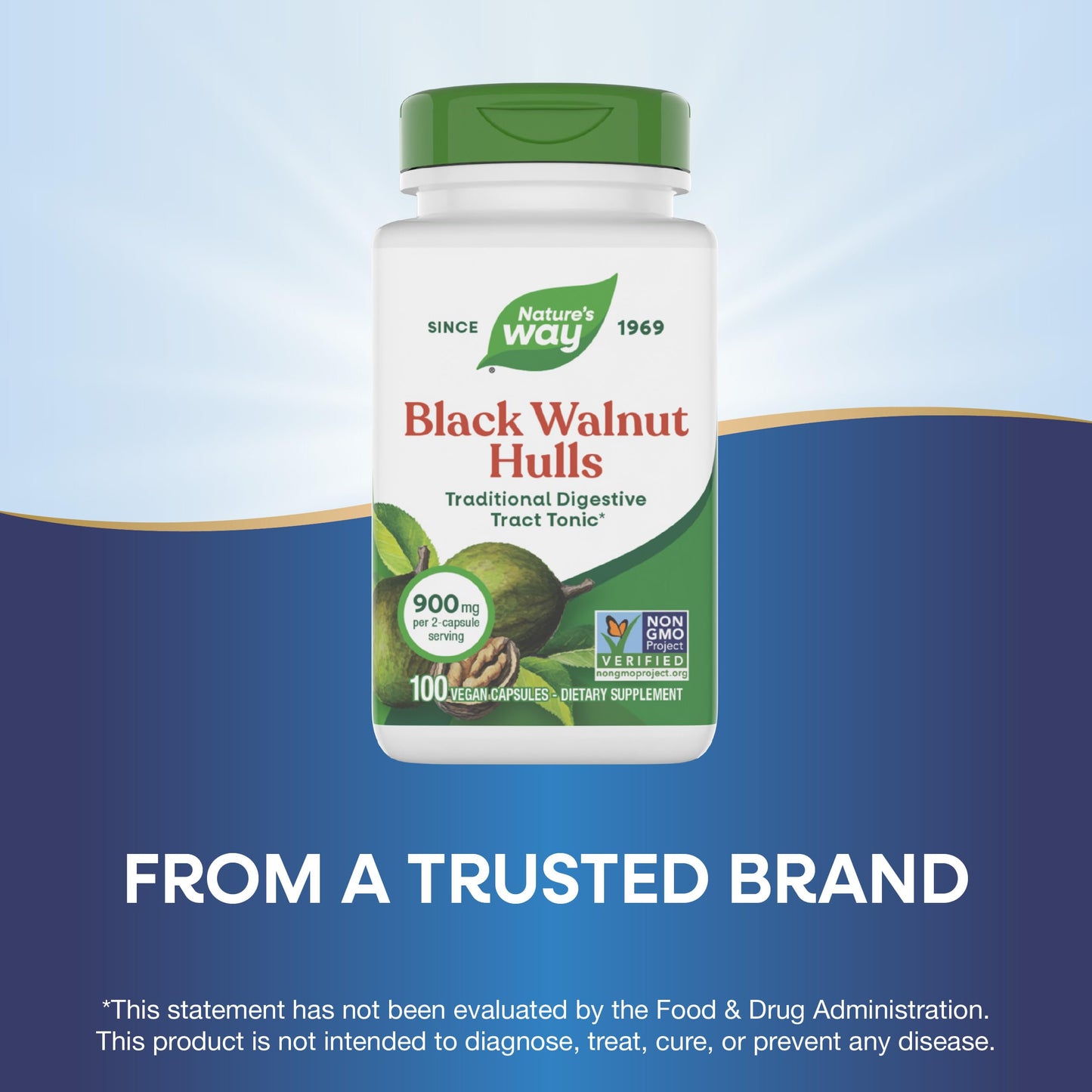 Nature's Way Black Walnut Hulls Capsules 100