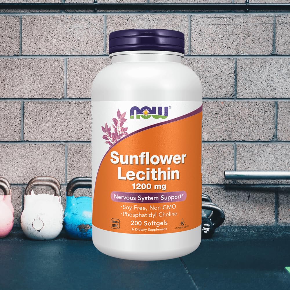 NOW Foods Sunflower Lecithin 1200 mg Softgels 400