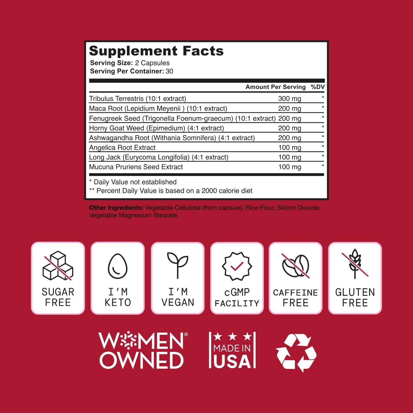 SELF NUTRITION Libido Booster for Women, Sensitivity & Desire, 60 Capsules