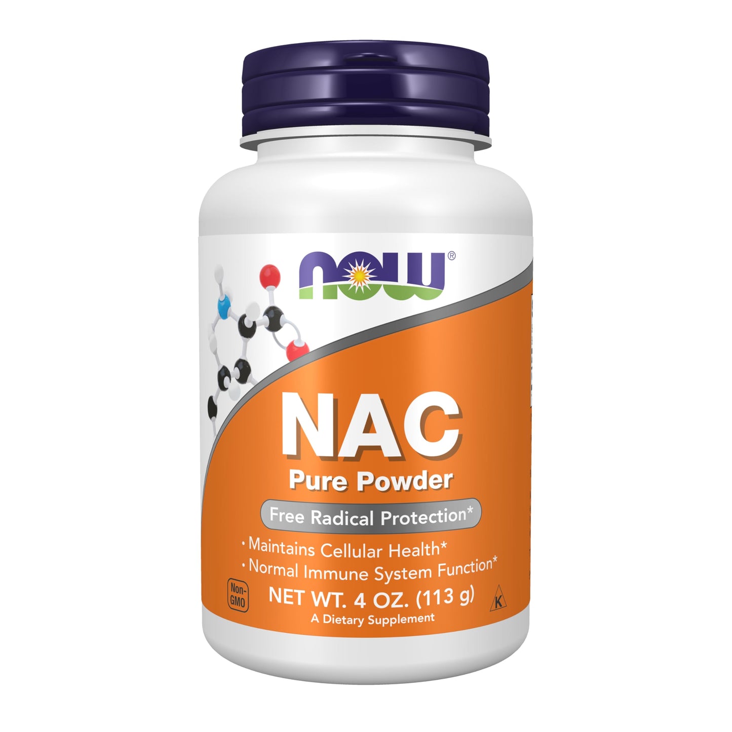 NOW Foods NAC (N-Acetyl Cysteine) 600 mg Powder, 4 oz