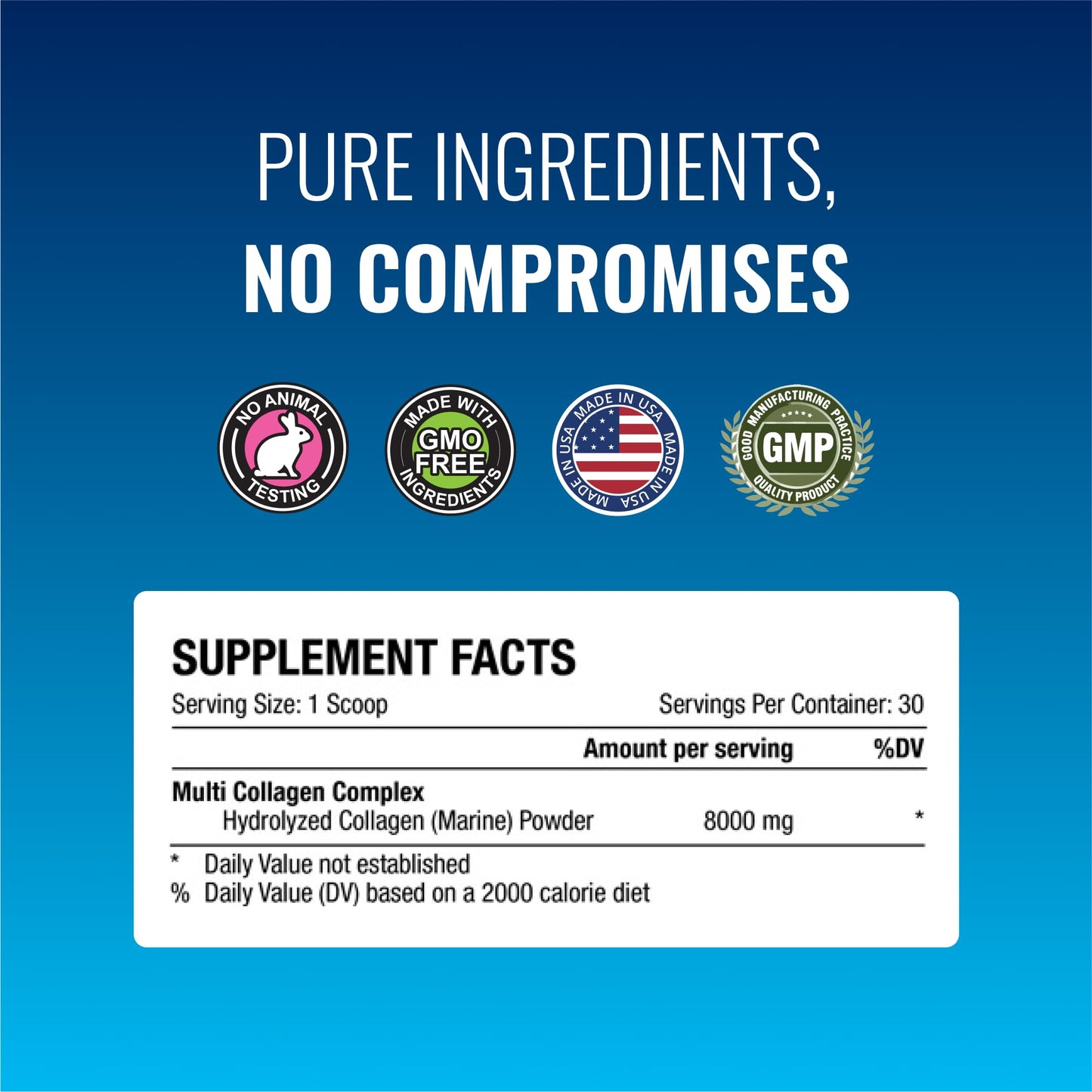 Approved Science Collagen Powder 42.33 Ounce (Pack of 5)