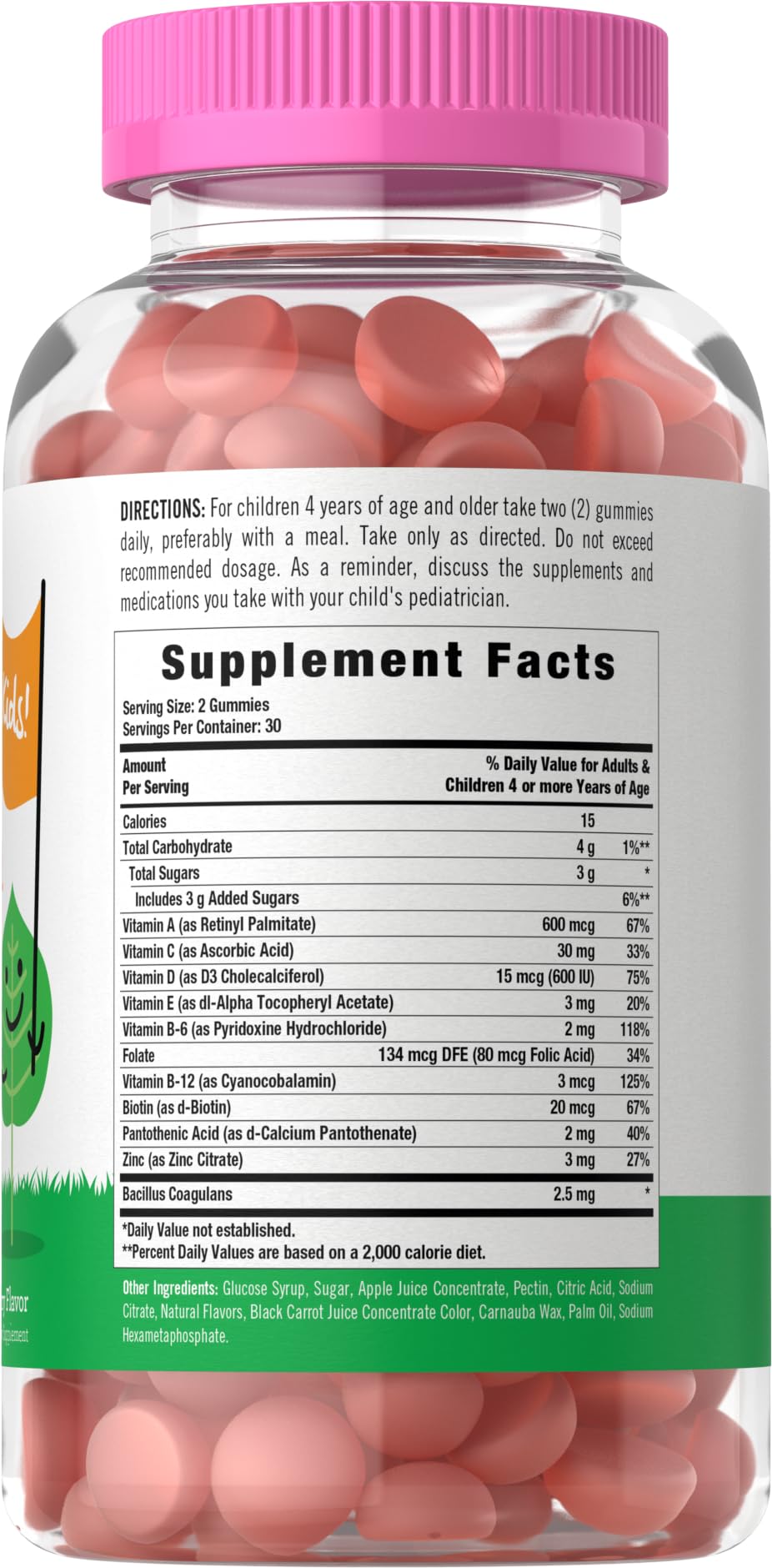 Carlyle Kids Multivitamin Gummies with Probiotics 60 Count