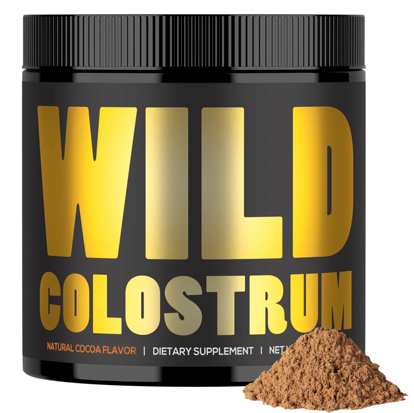 Wild Foods Cocotropic Organic Mushroom Cacao Mix & Colostrum Bundle Powder 21.22 oz