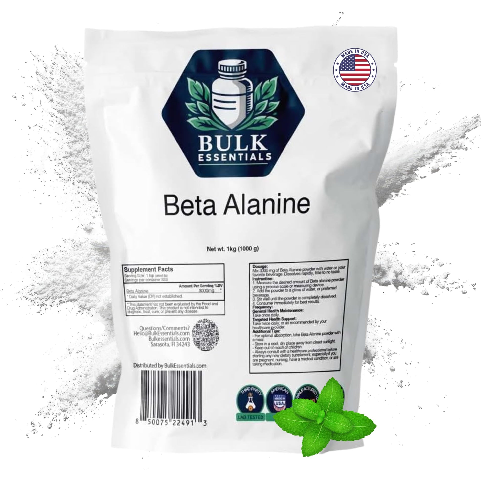Bulk Essentials Beta Alanine Powder 35.27 oz