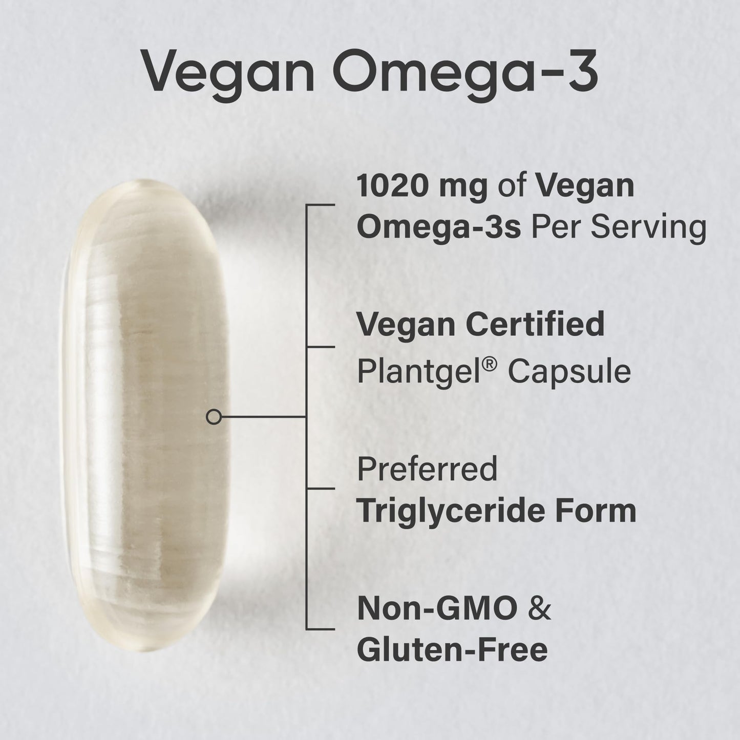 Sports Research Vegan Omega-3 Fish Oil Alternative from Algae Oil Veggie Softgels 60