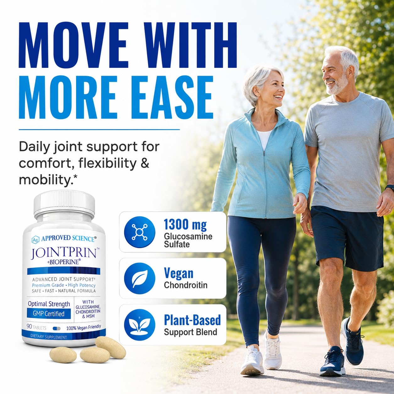 Approved Science Jointprin Joint Support Supplement Tablets, 90 Count