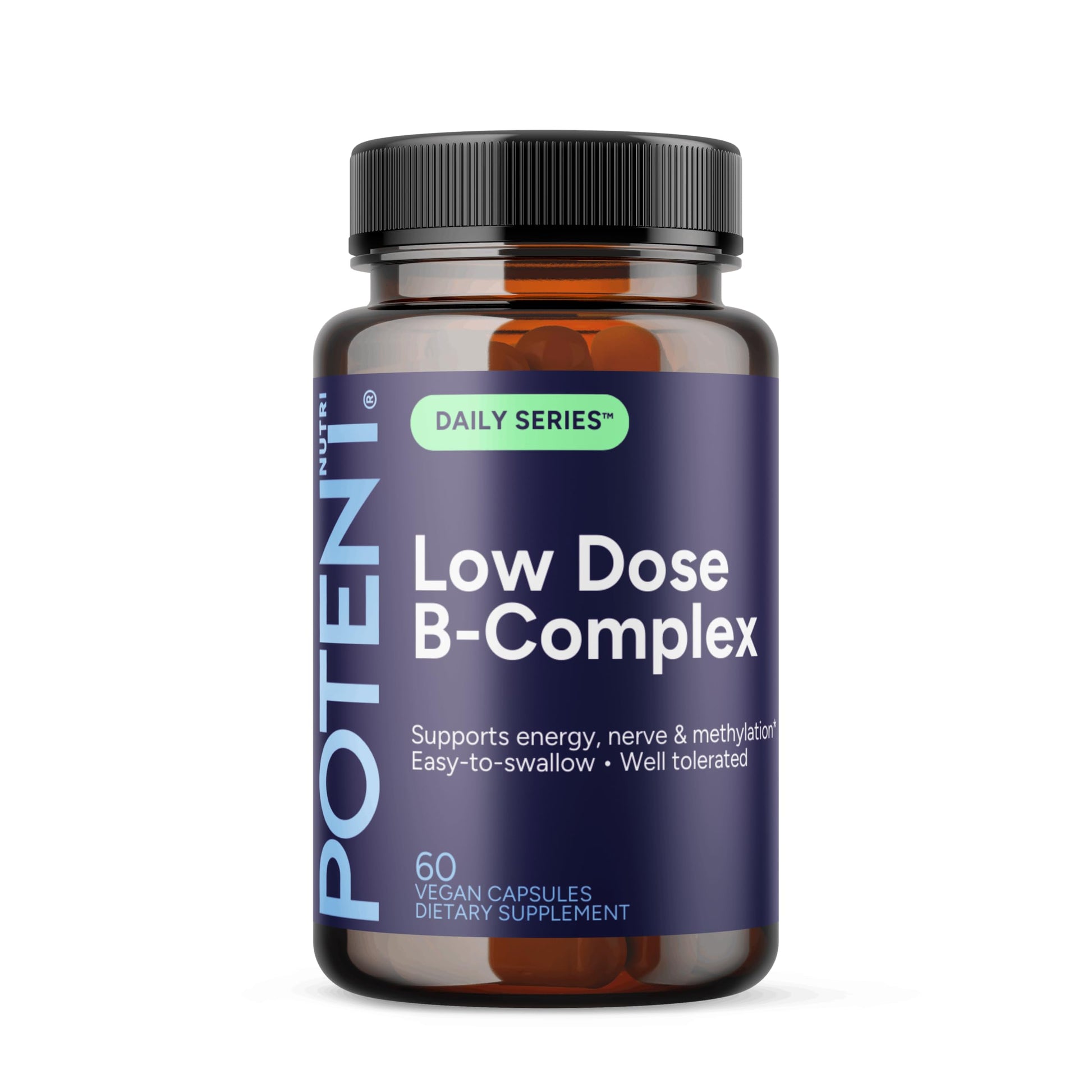 Potent Nutri Low Dose B-Complex Capsule, 60 Capsules