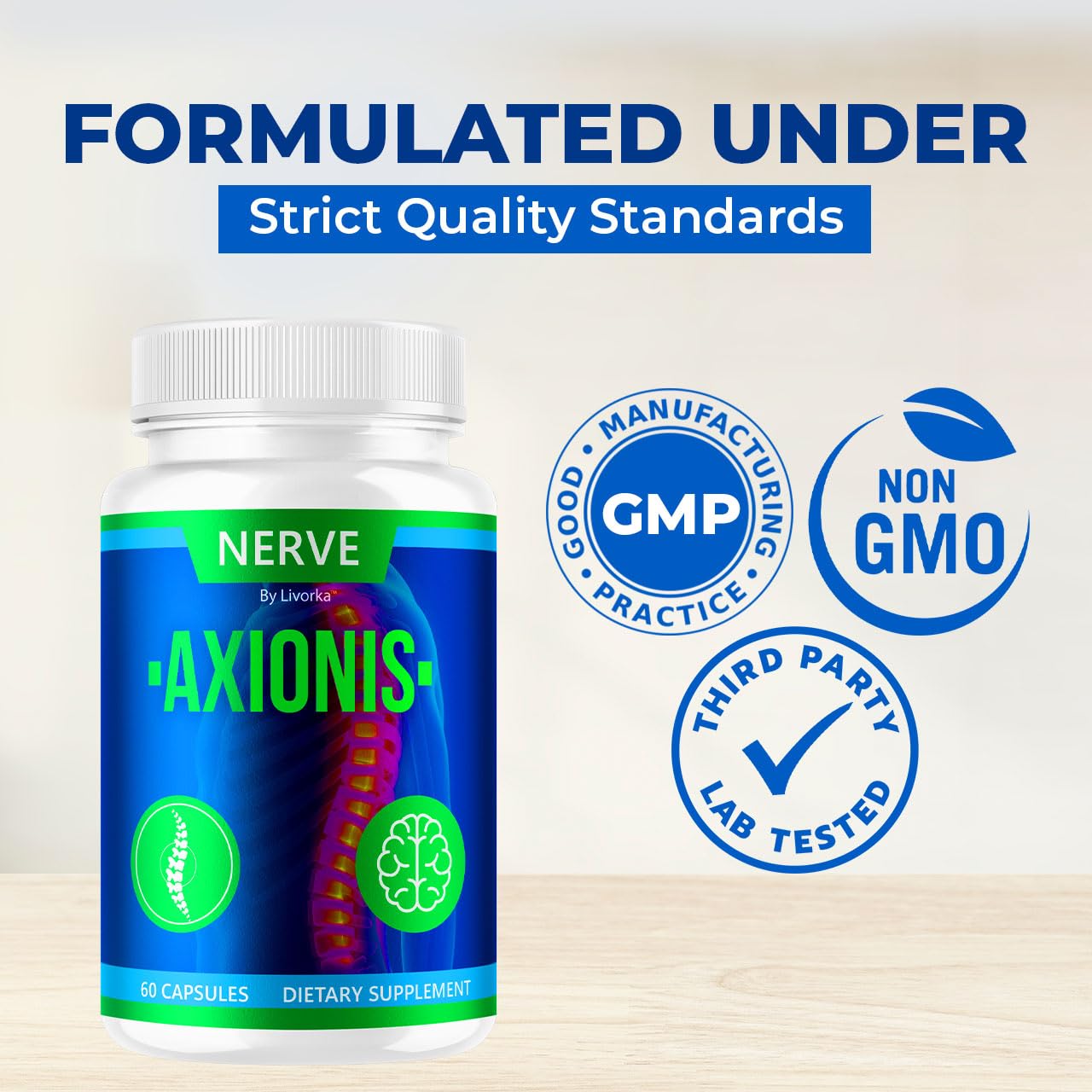 LIVORKA Nerve Axionis Capsules 300 Capsules