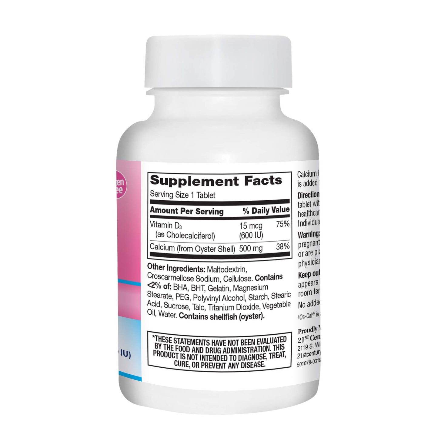 21st Century Calcium Plus Extra D Caplets, 270 Count