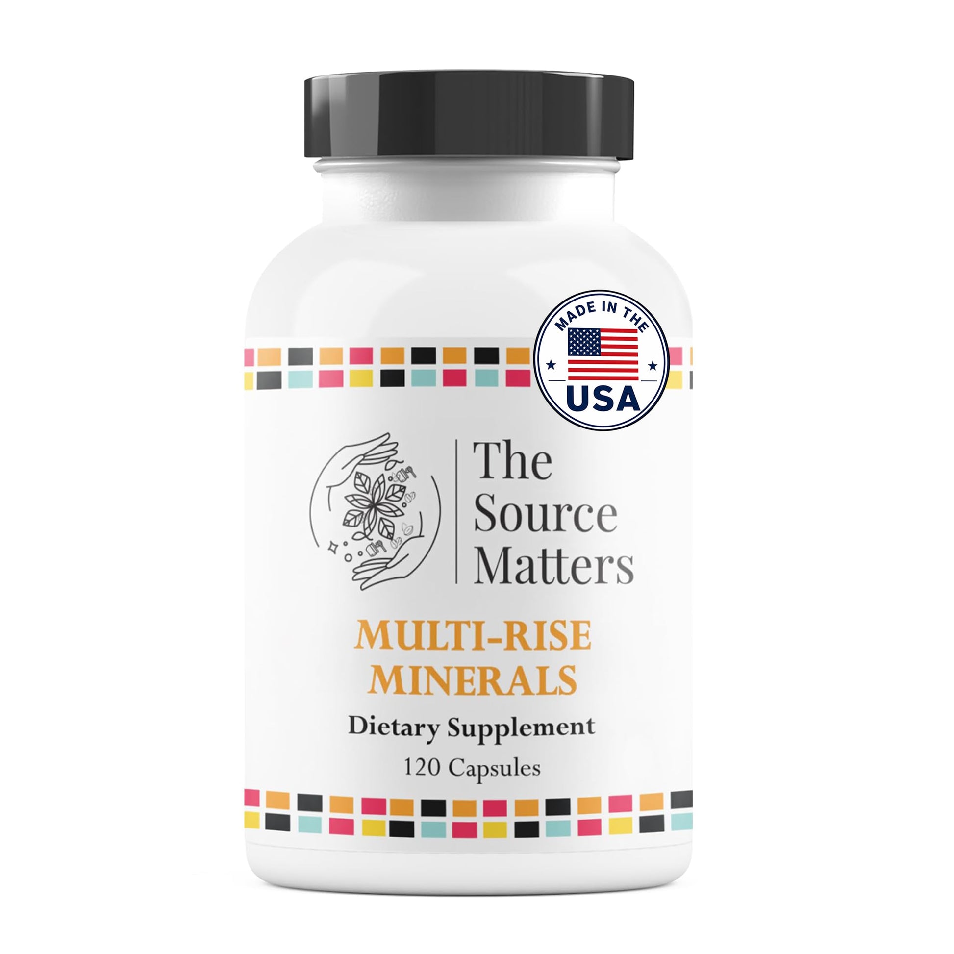 THE SOURCE MATTERS Multi-Rise Minerals Daily Multi-Mineral Supplement 120 Capsules