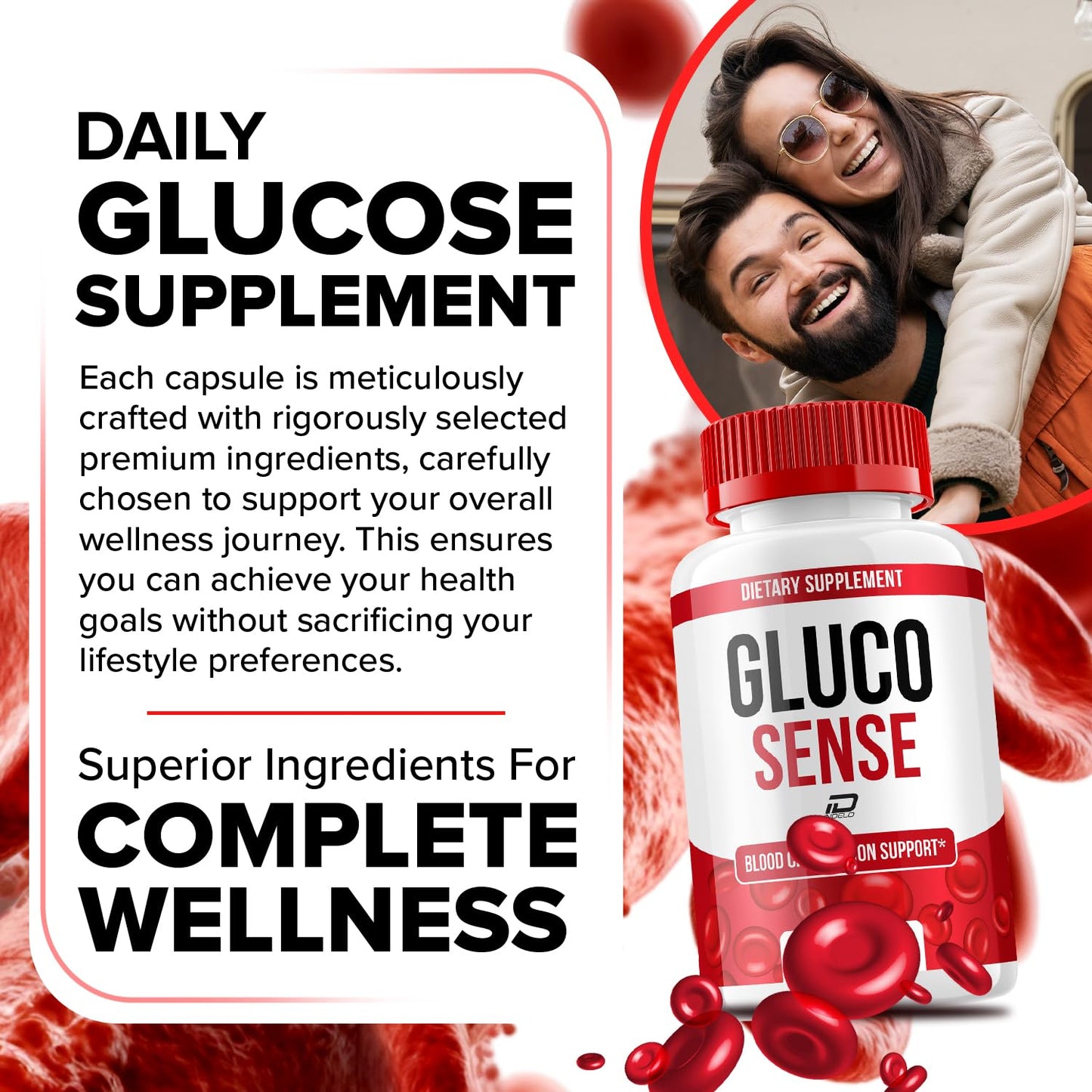 Indelo GlucoSense Capsules 180 Capsules
