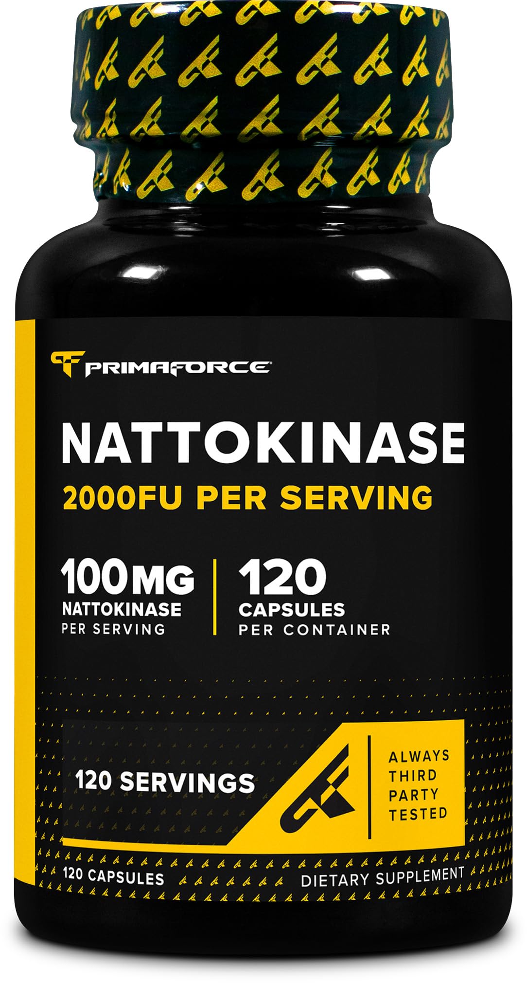 Primaforce Nattokinase (100mg) 2000 FU Per Serving, 120 Capsules