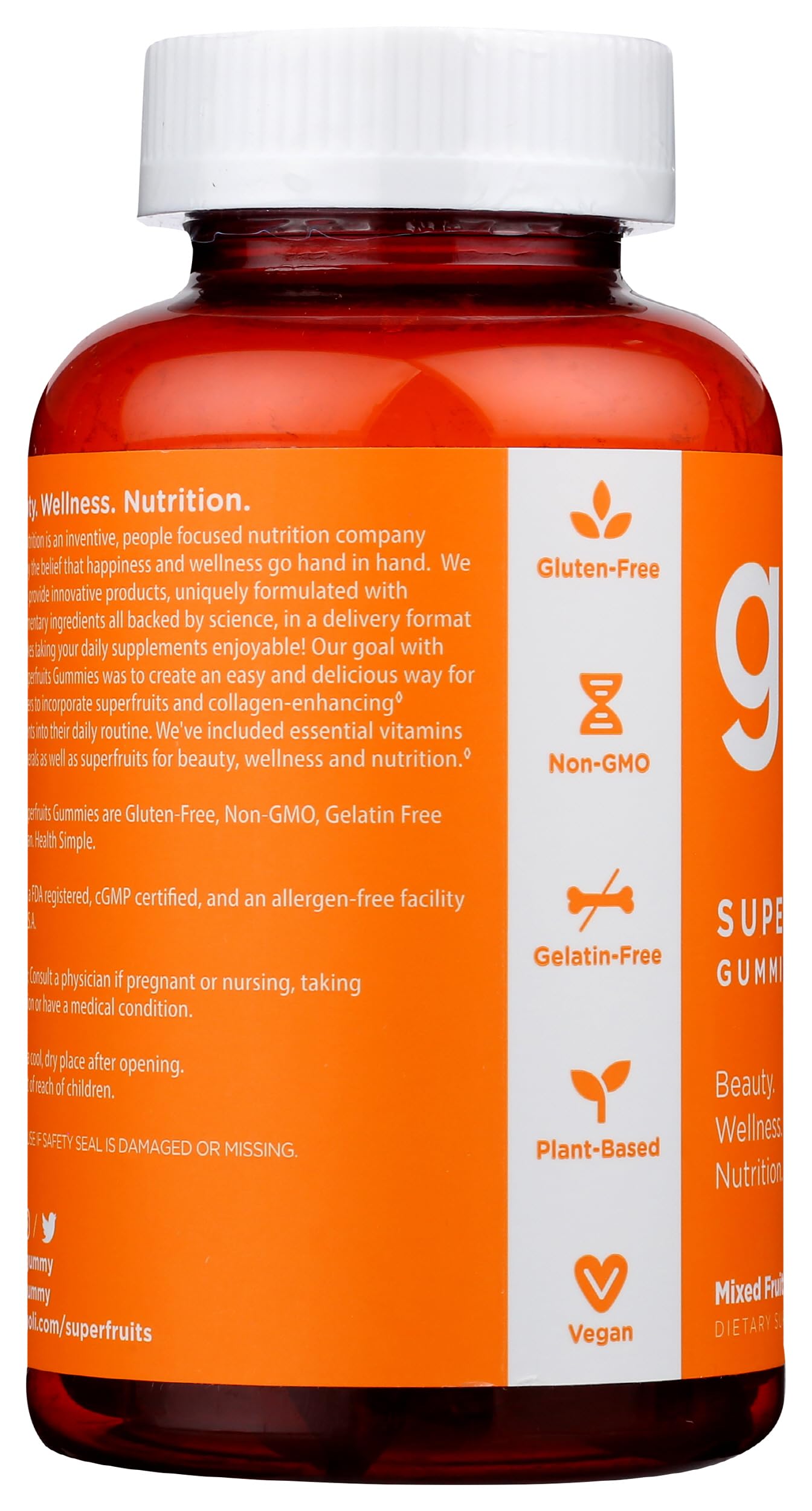 Goli Gummies Superfruits Mixed Fruit 60 Count
