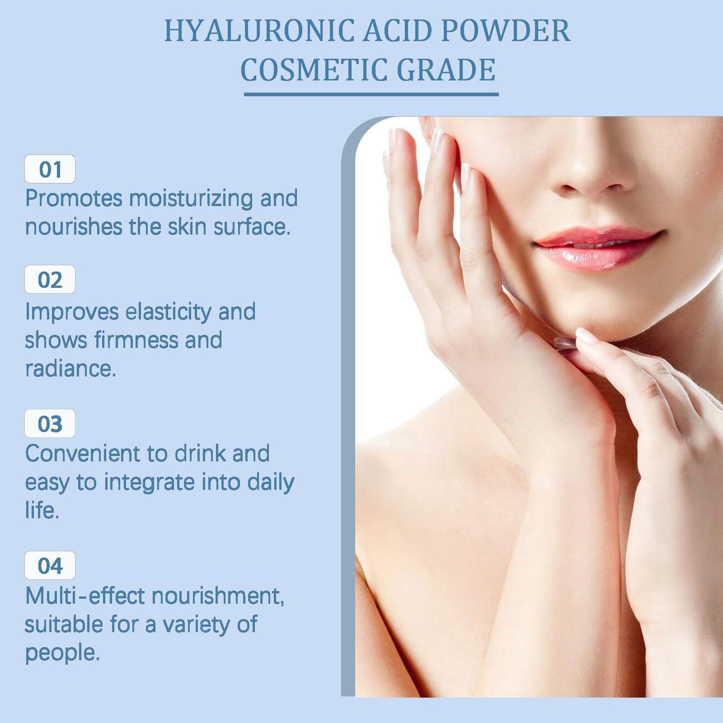 Tfnovg Hyaluronic Acid Powder Pack of 100