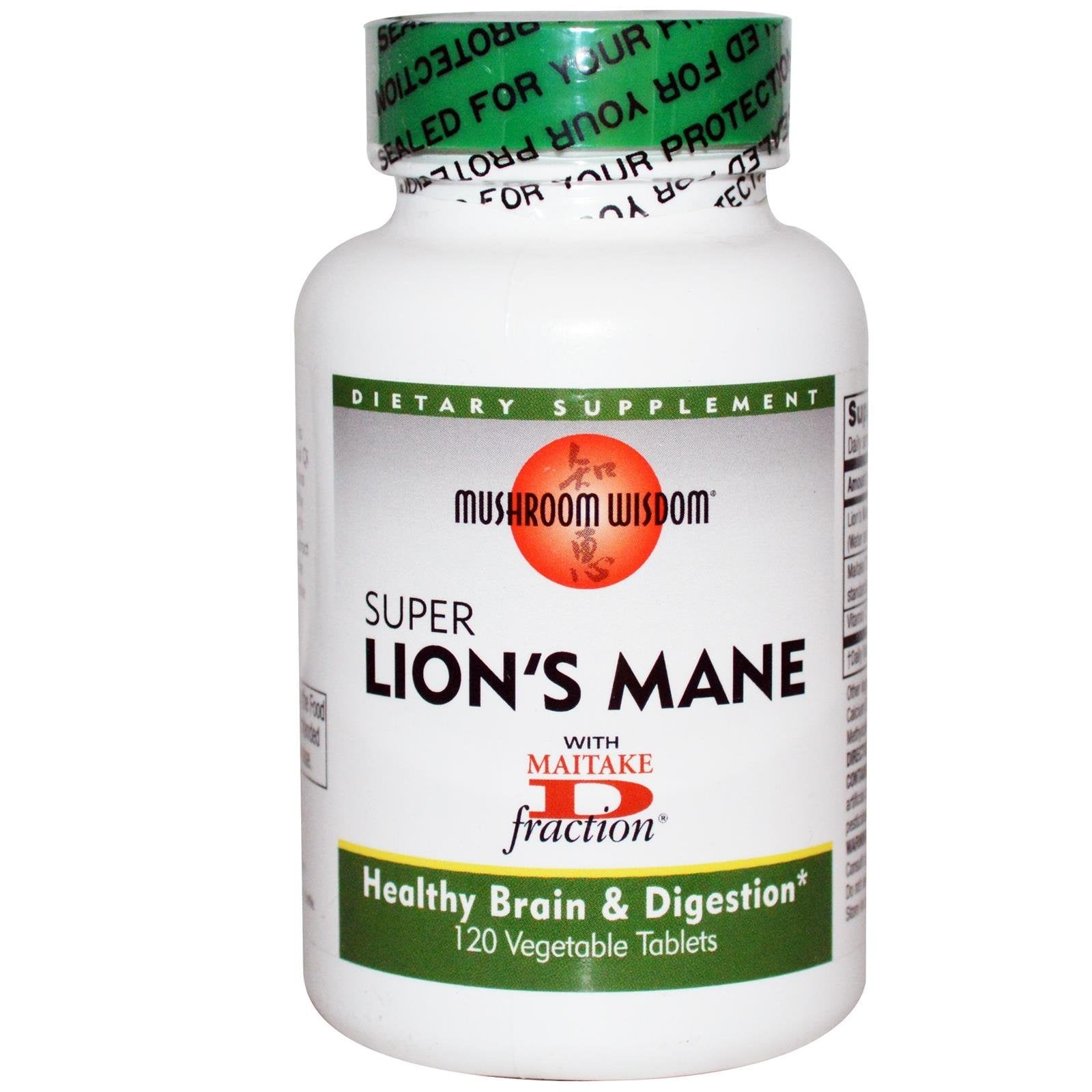 Mushroom Wisdom Super Lion's Mane Tablet 1 Count