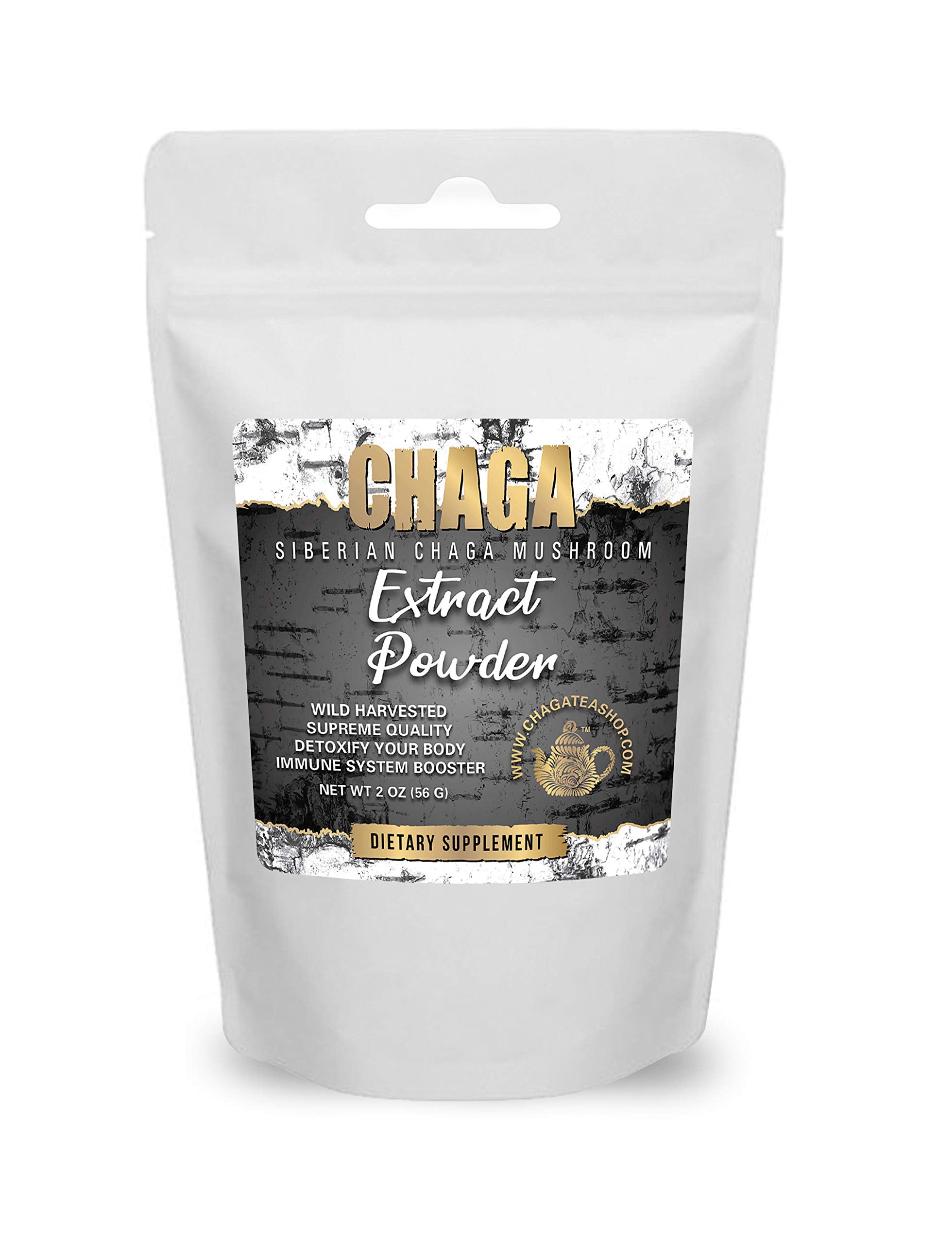 ChagaTeaShop Siberian Chaga Mushroom Extract Powder 1 oz (Pack of 1)