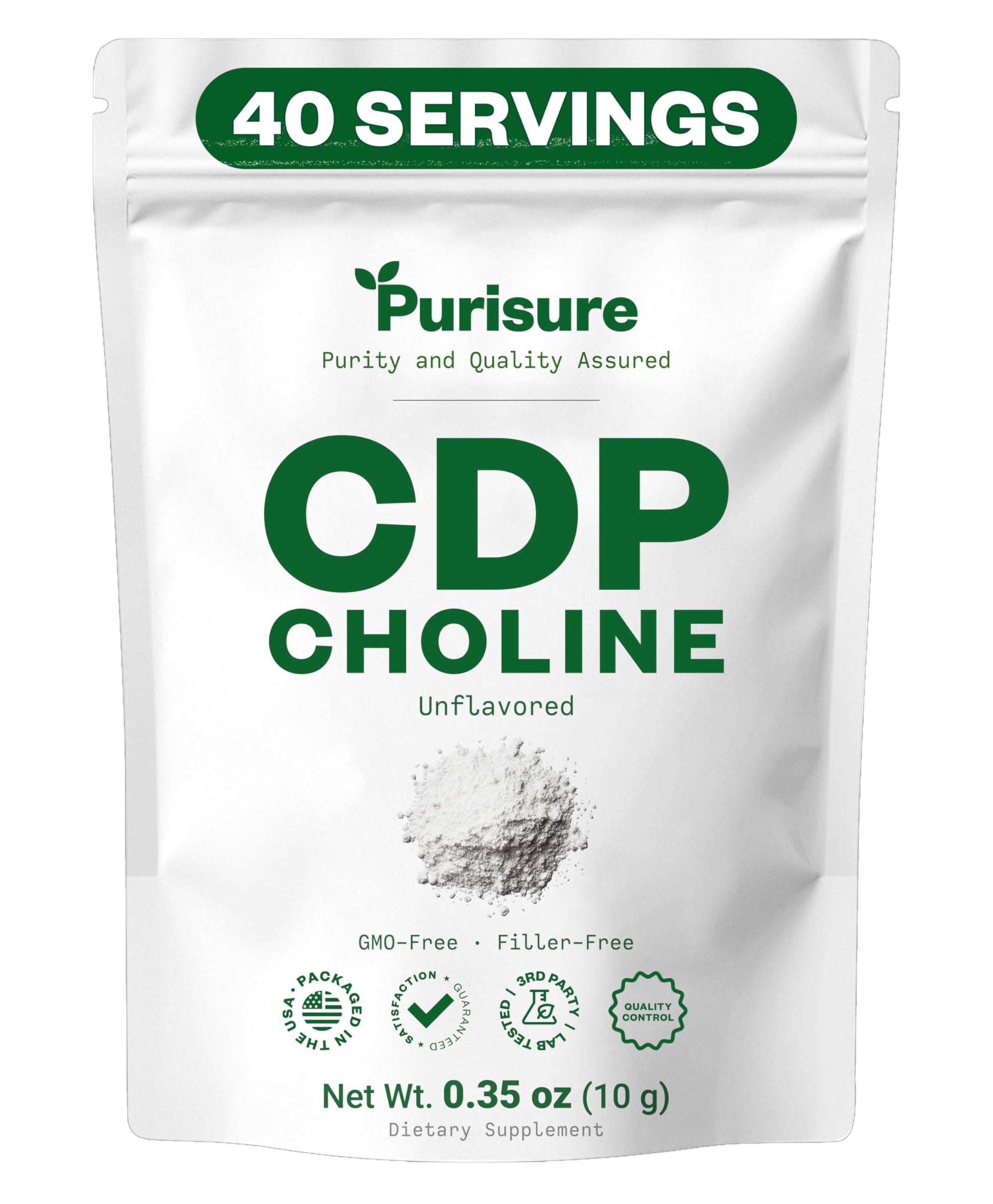 Purisure CDP Choline Powder 0.35 Ounce